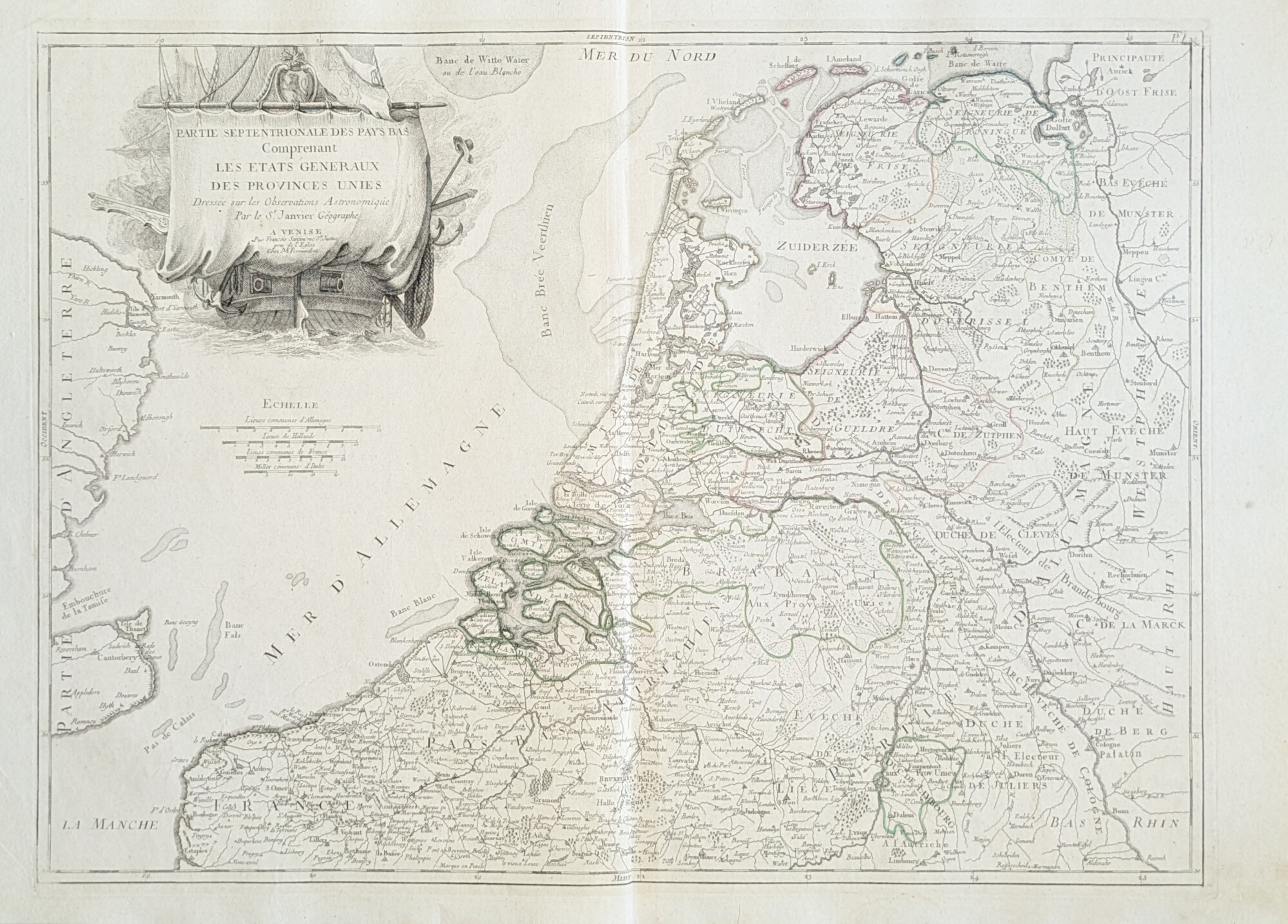 Lotto di 2 mappe: PAYS BAS