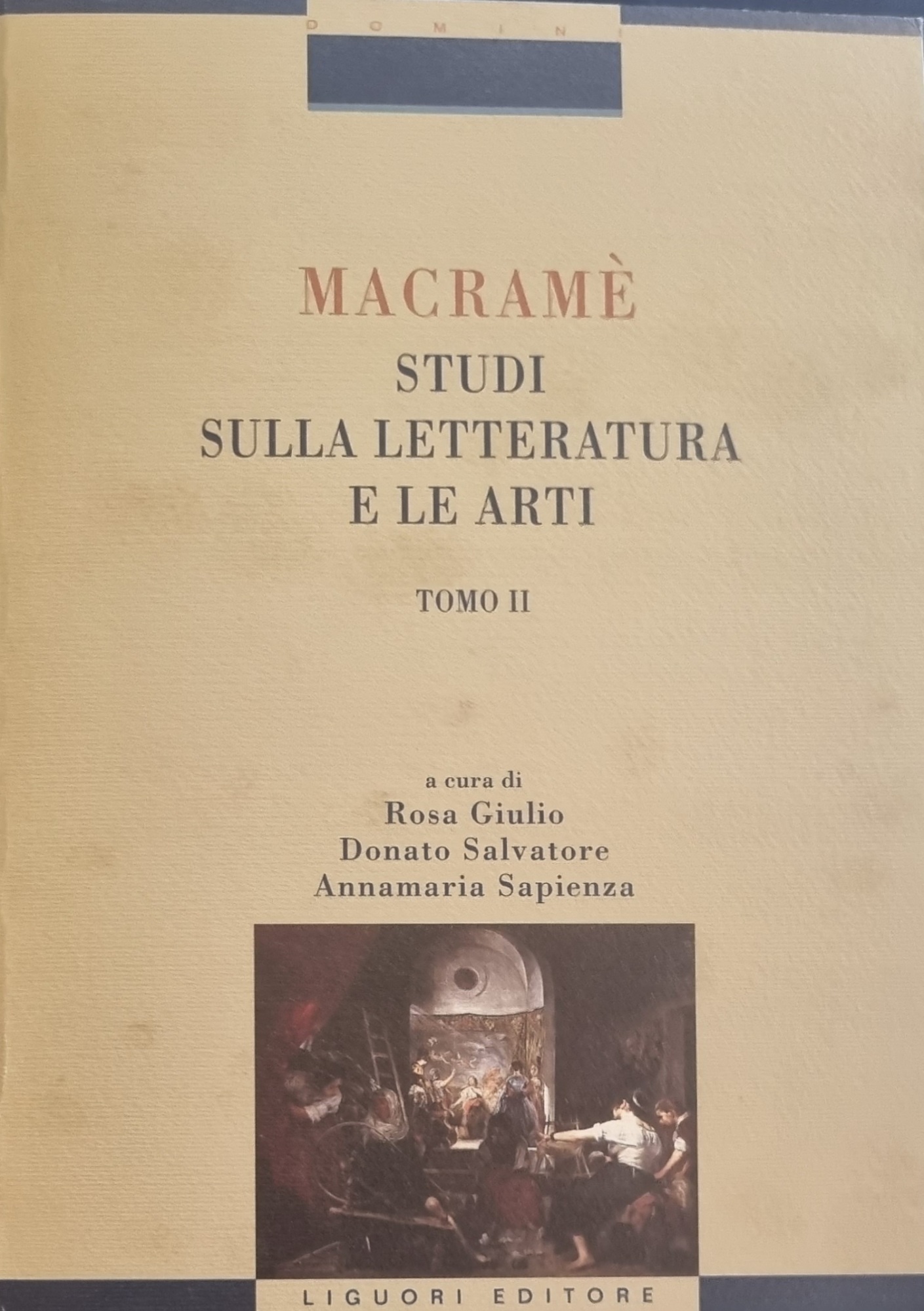 MACRAME'. STUDI SULLA LETTERATURA E LE ARTI