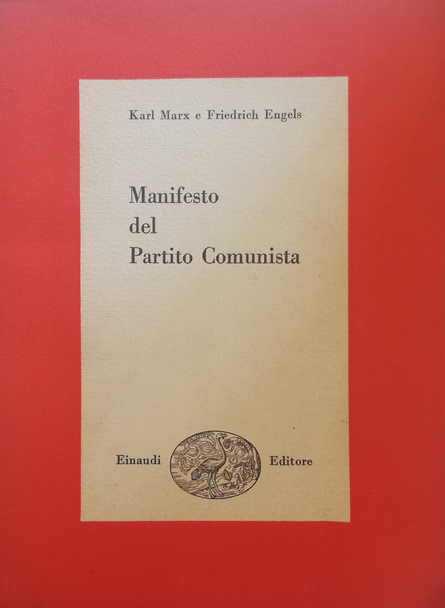 MANIFESTO DEL PARTITO COMUNISTA