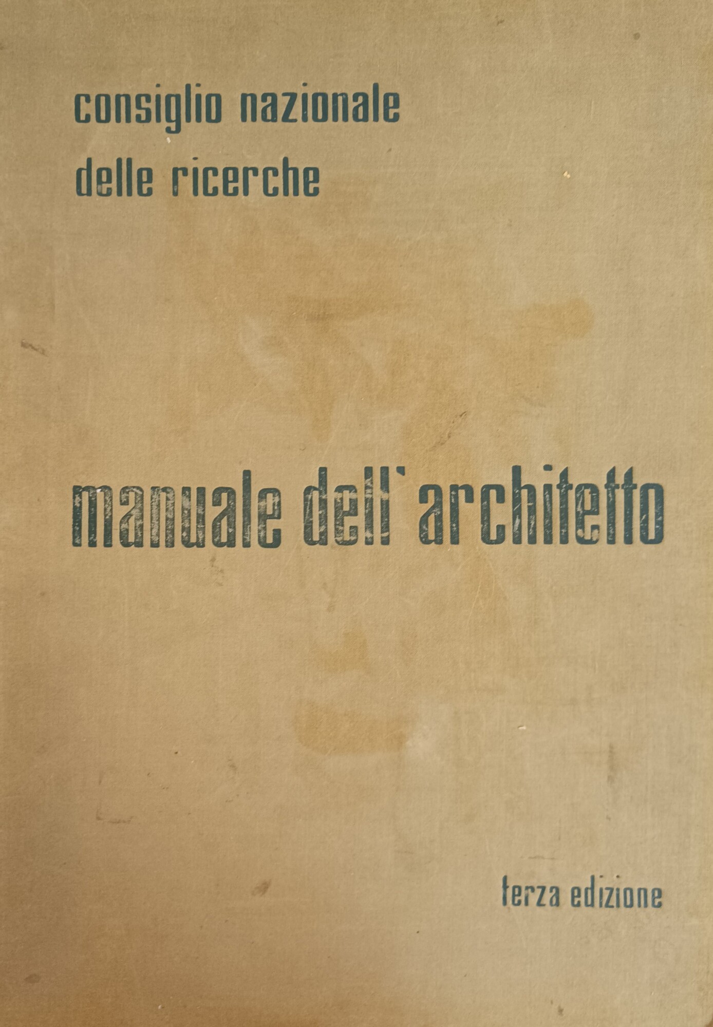 MANUALE DELL' ARCHITETTO