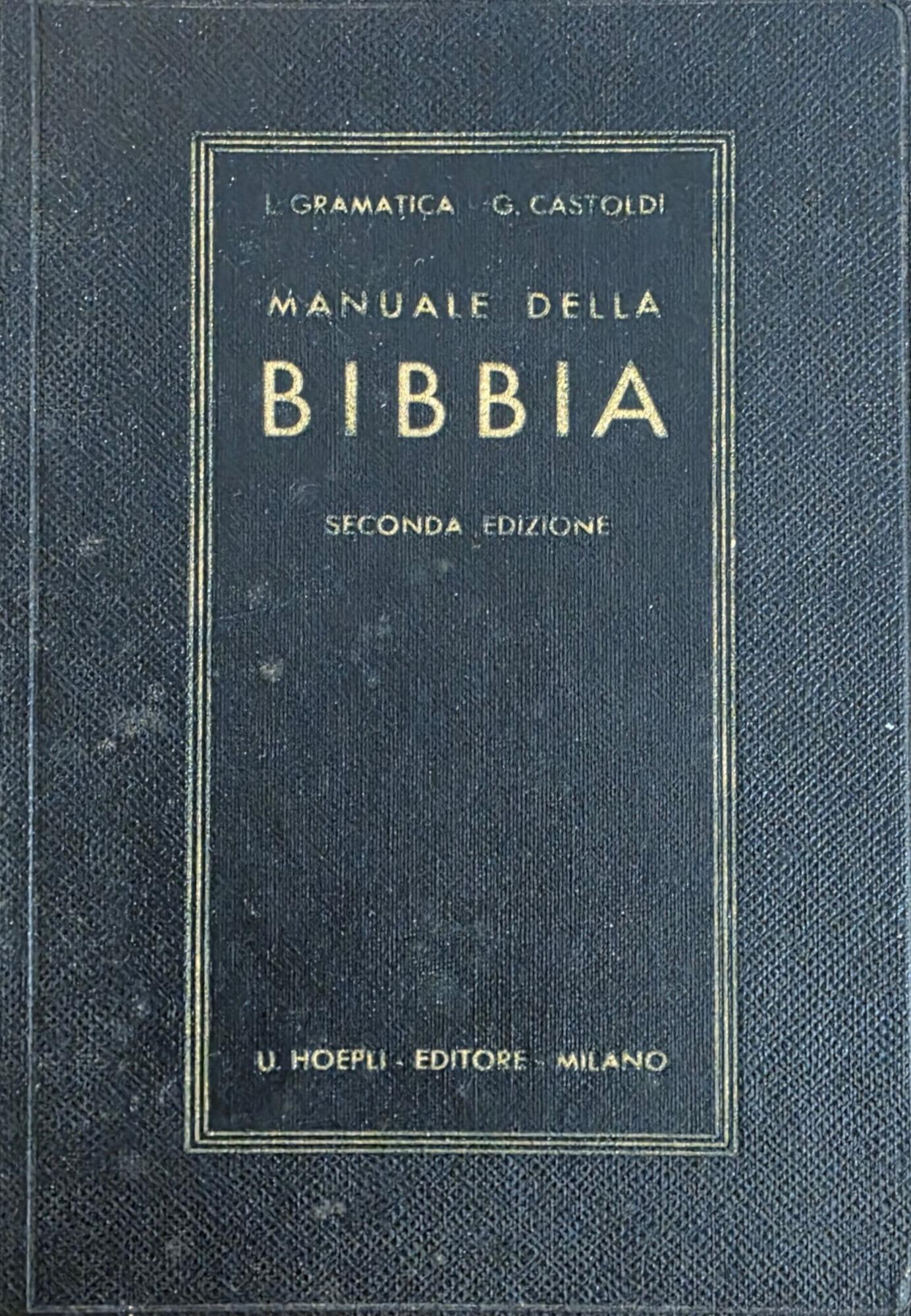 MANUALE DELLA BIBBIA