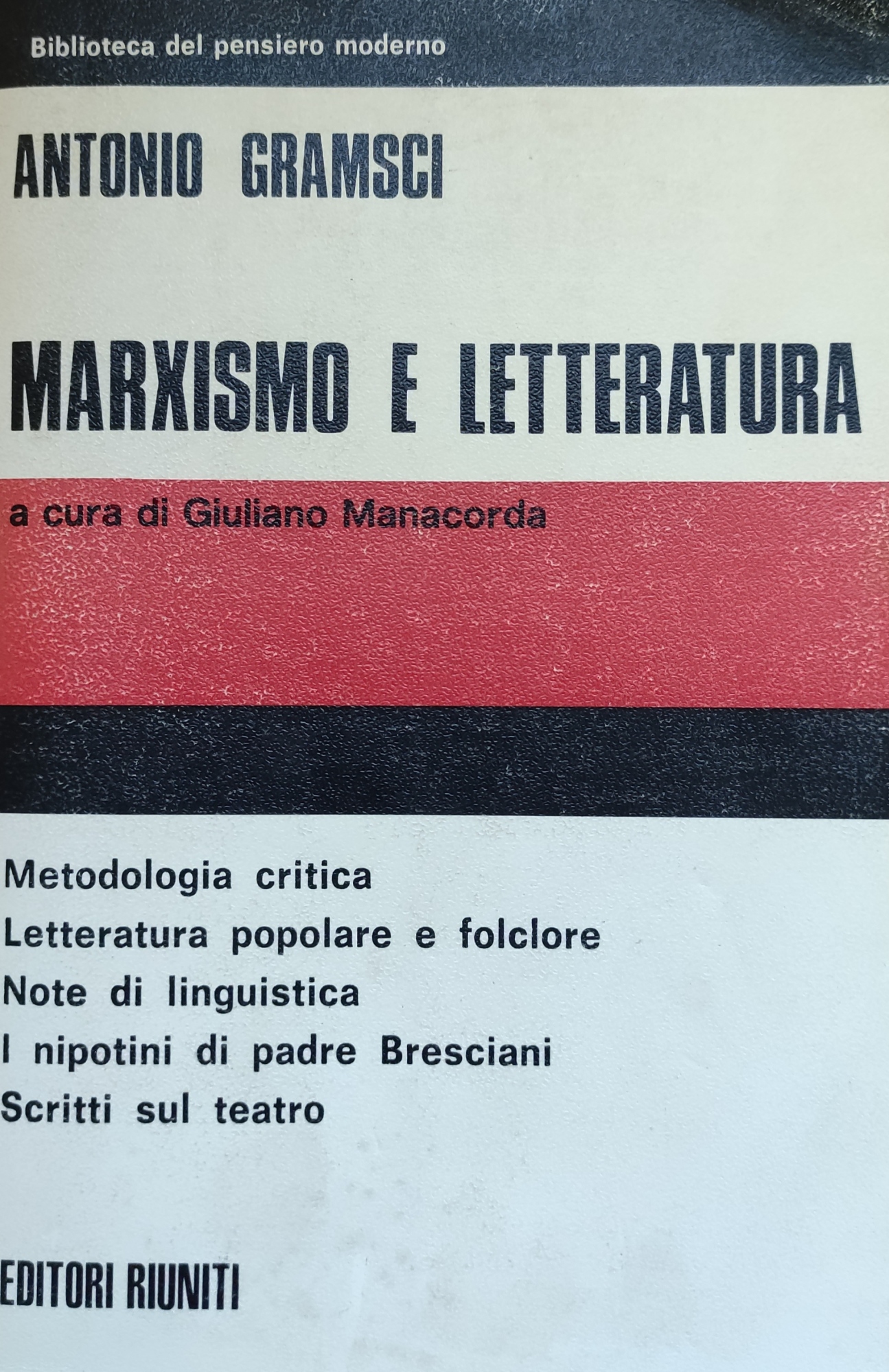 MARXISMO E LETTERATURA