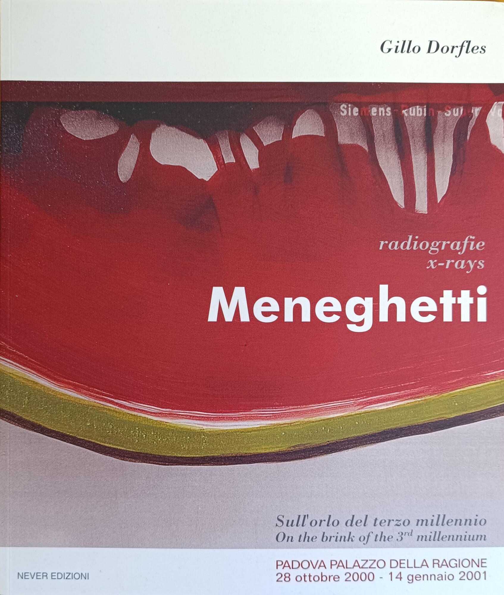 MENEGHETTI. RADIOGRAFIE. X-RAYS. SULL'ORLO DEL TERZO MILLENNIO