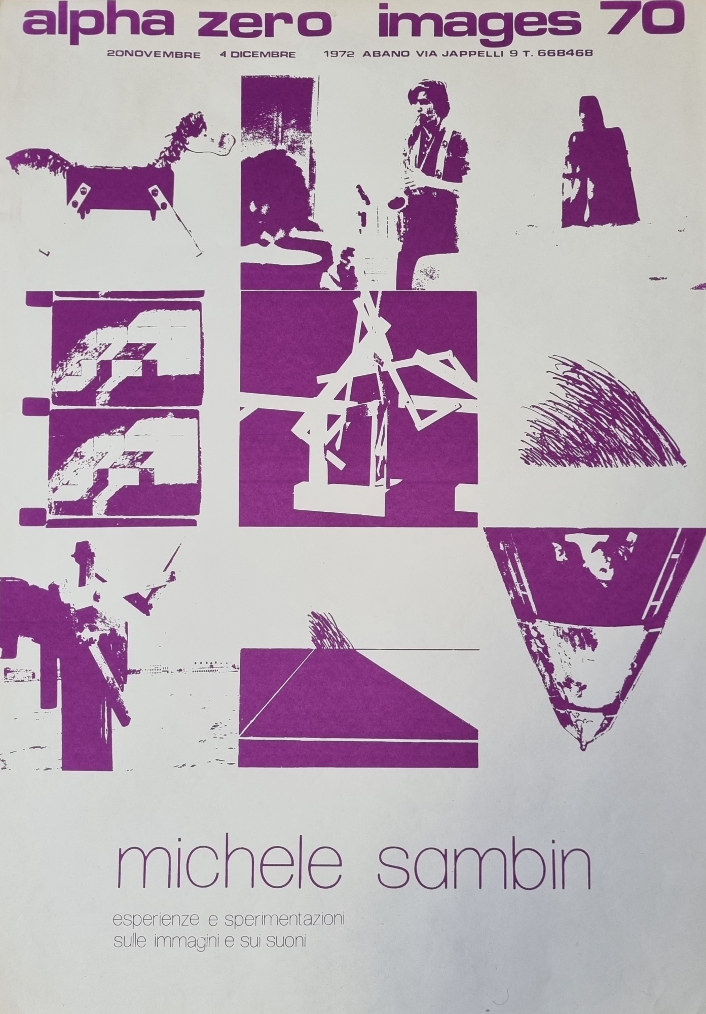 MICHELE SAMBIN. ESPERIENZE E SPERIMENTAZIONI SULLE IMMAGINI E SUI SUONI.