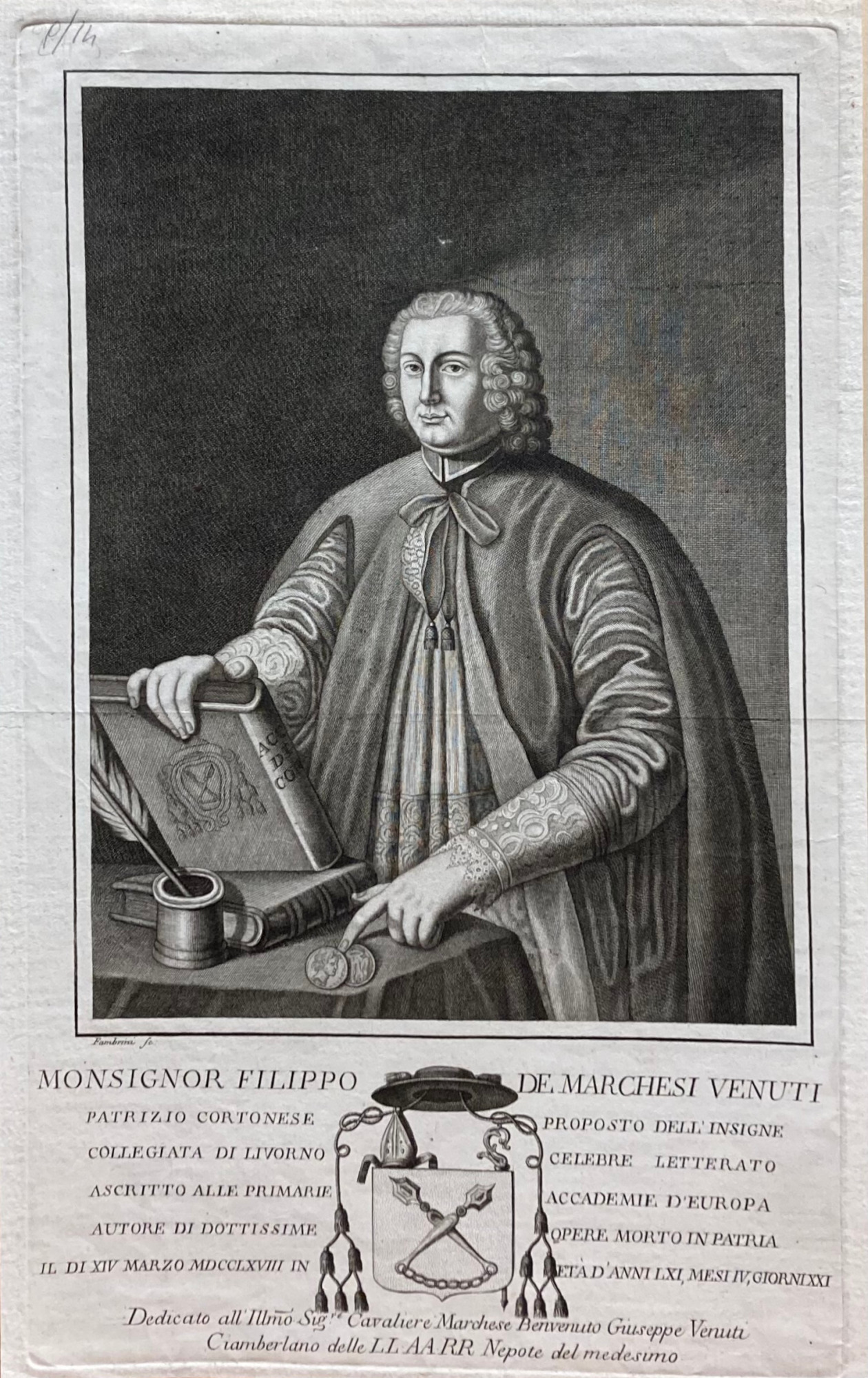 MONSIGNOR FILIPPO DE MARCHESI VENUTI
