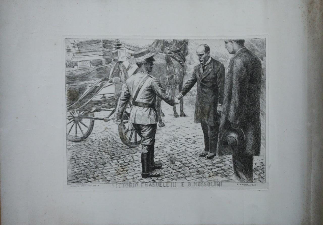 MUSSOLINI E VITTORIO EMANUELE III