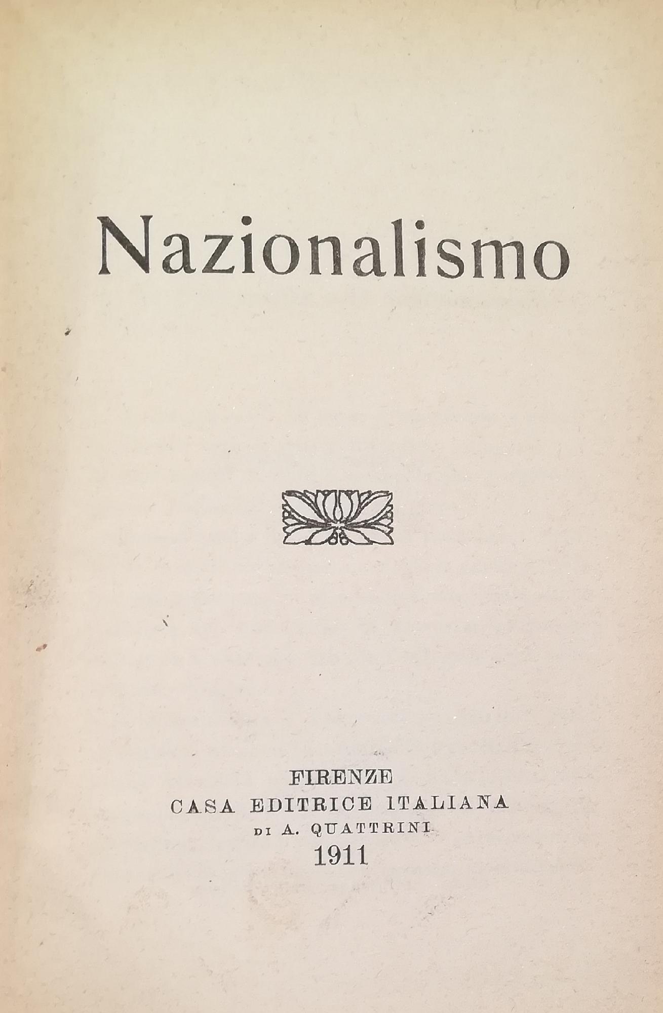 NAZIONALISMO