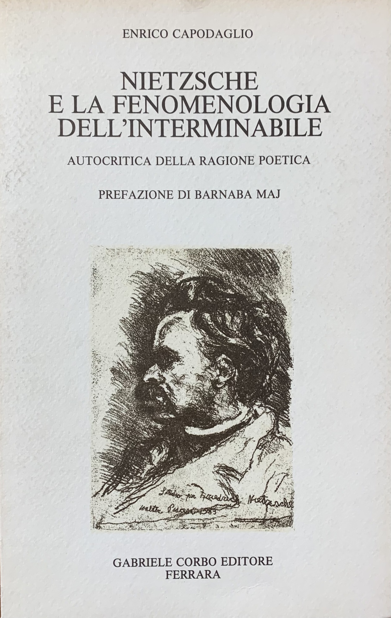 NIETZSCHE E LA FENOMENOLOGIA DELL'INTERMINABILE. AUTOCRITICA DELLA RAGIONE POETICA