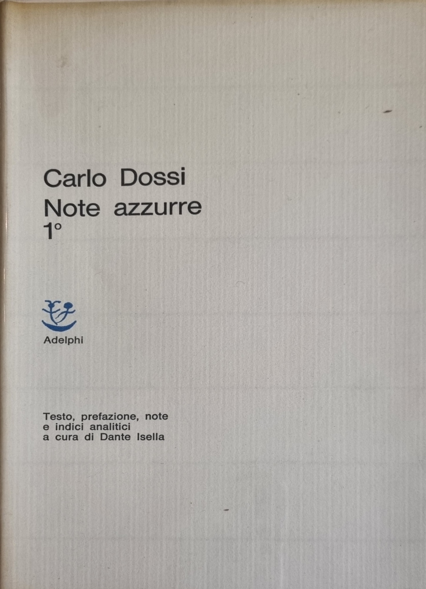NOTE AZZURRE