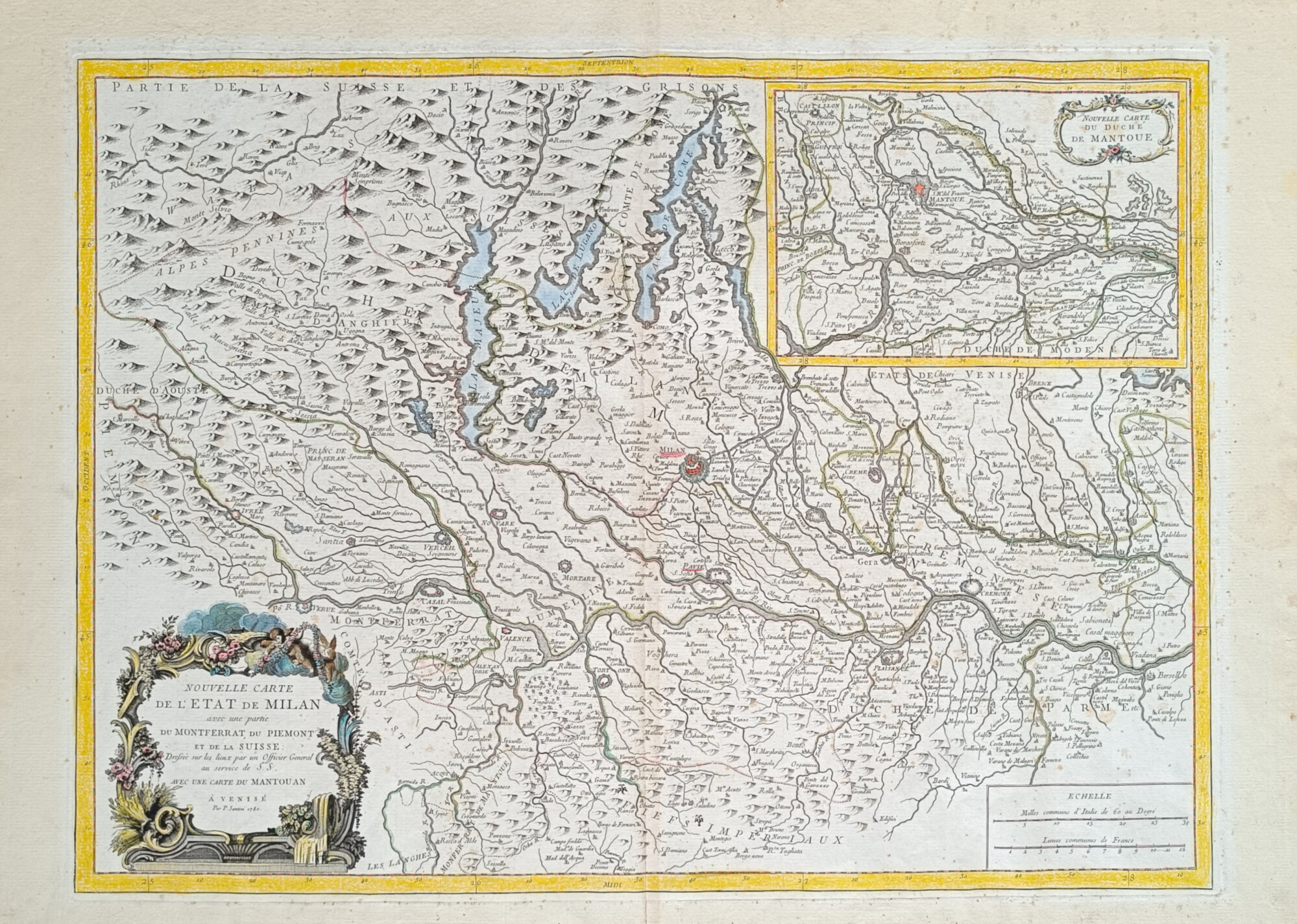 NOUVELLE CARTE DE L'ETAT DE MILAN