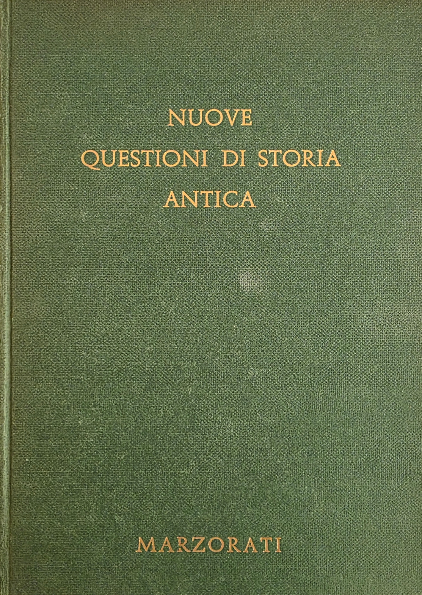 NUOVE QUESTIONI DI STORIA ANTICA