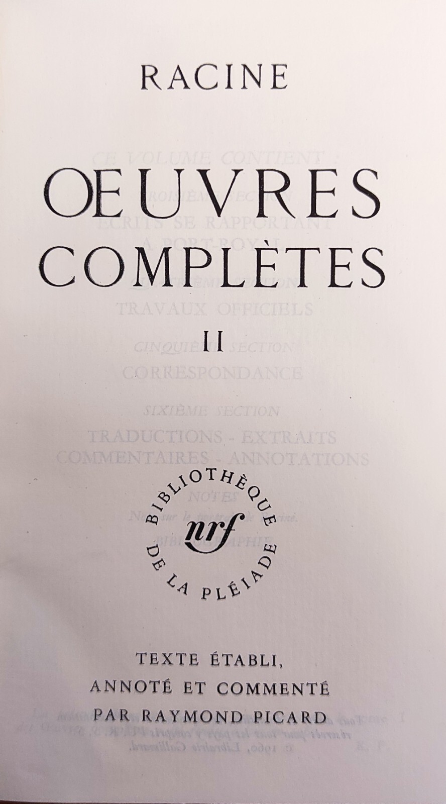 OEUVRES COMPLETES VOL. II
