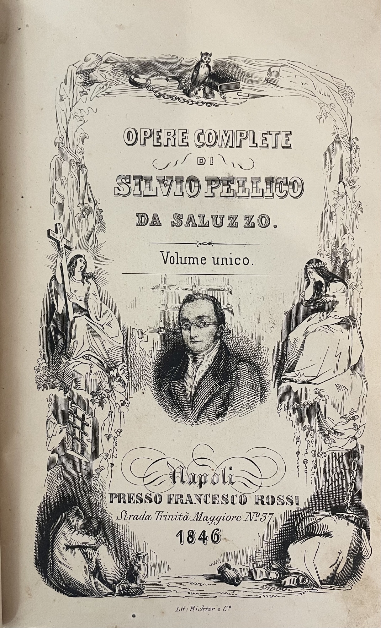 OPERE COMPLETE DI SILVIO PELLICO DA SALUZZO