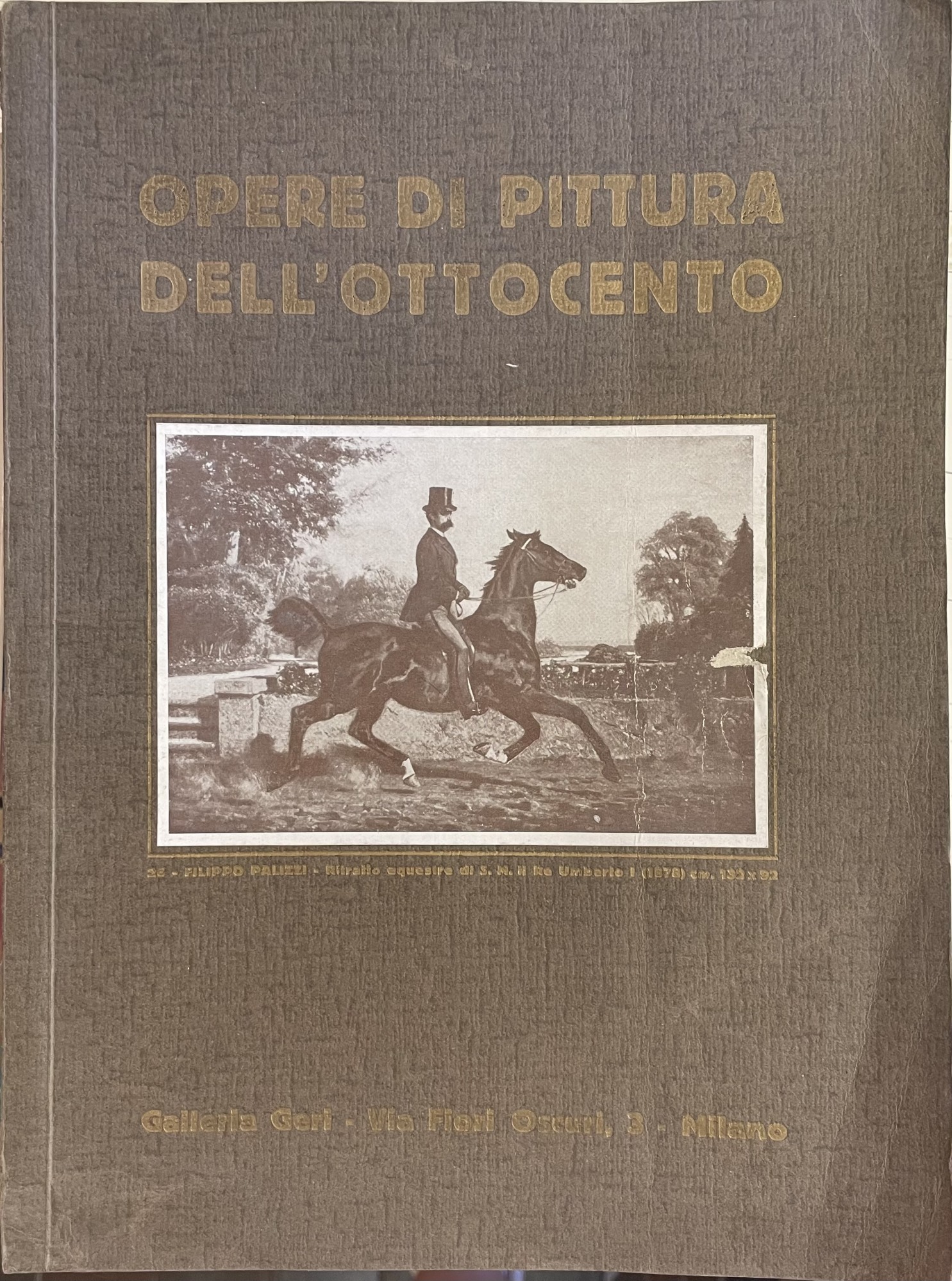 OPERE DI PITTURA DELL'OTTOCENTO