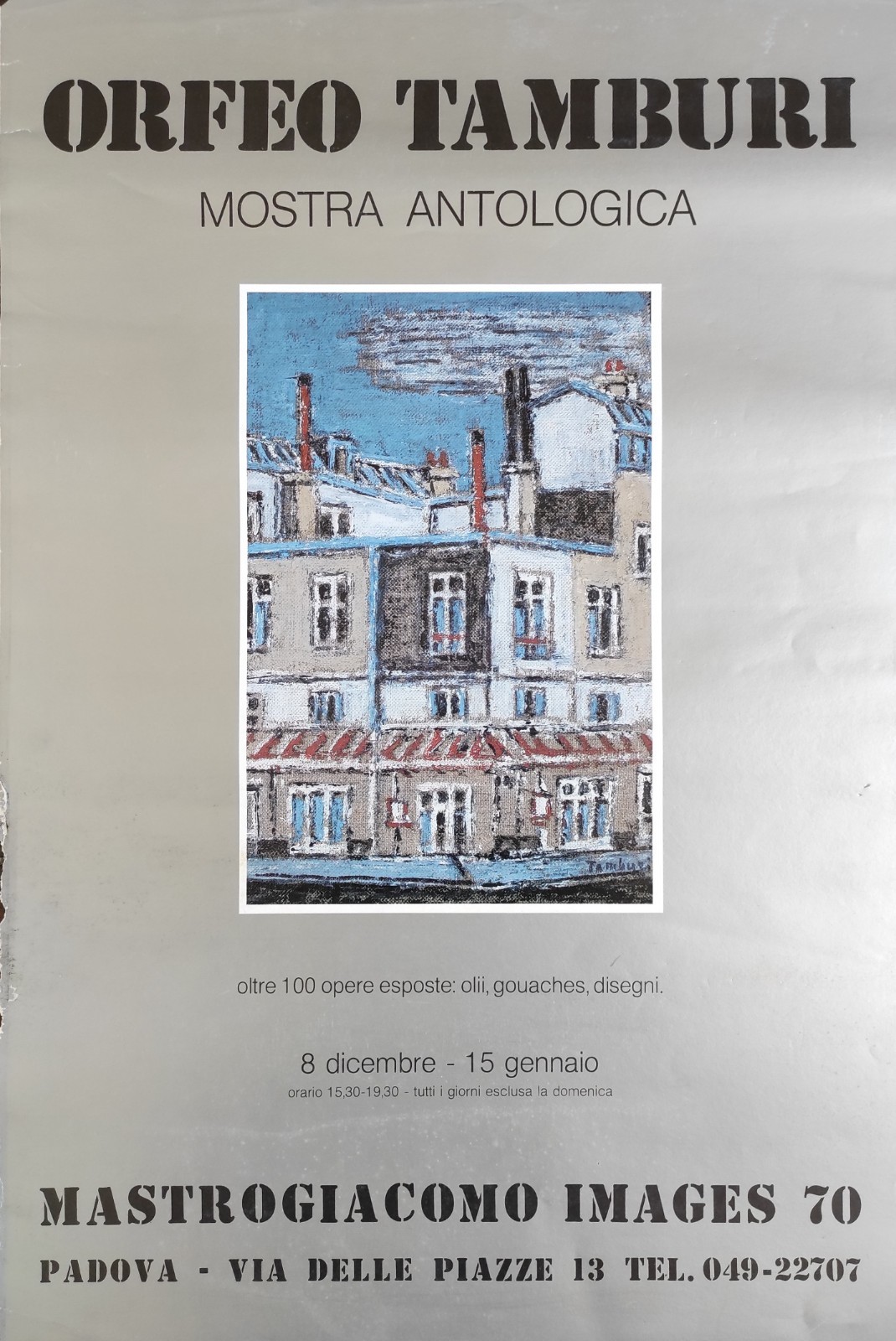 ORFEO TAMBURI. MOSTRA ANTOLOGICA