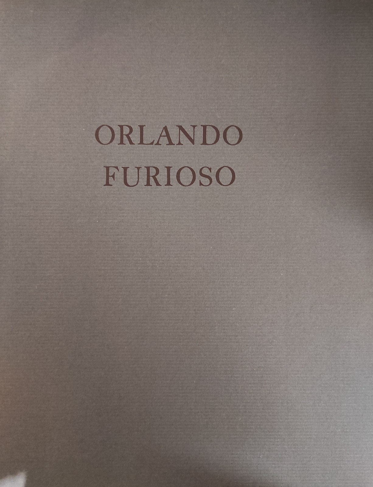 ORLANDO FURIOSO