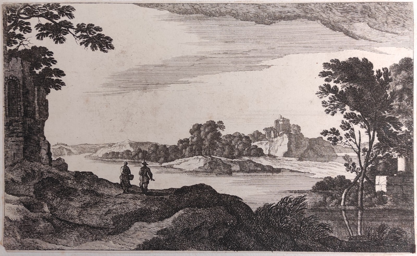 PAESAGGIO CON CASTELLO