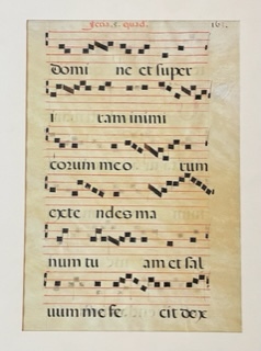 PAGINA DI ANTIFONARIO