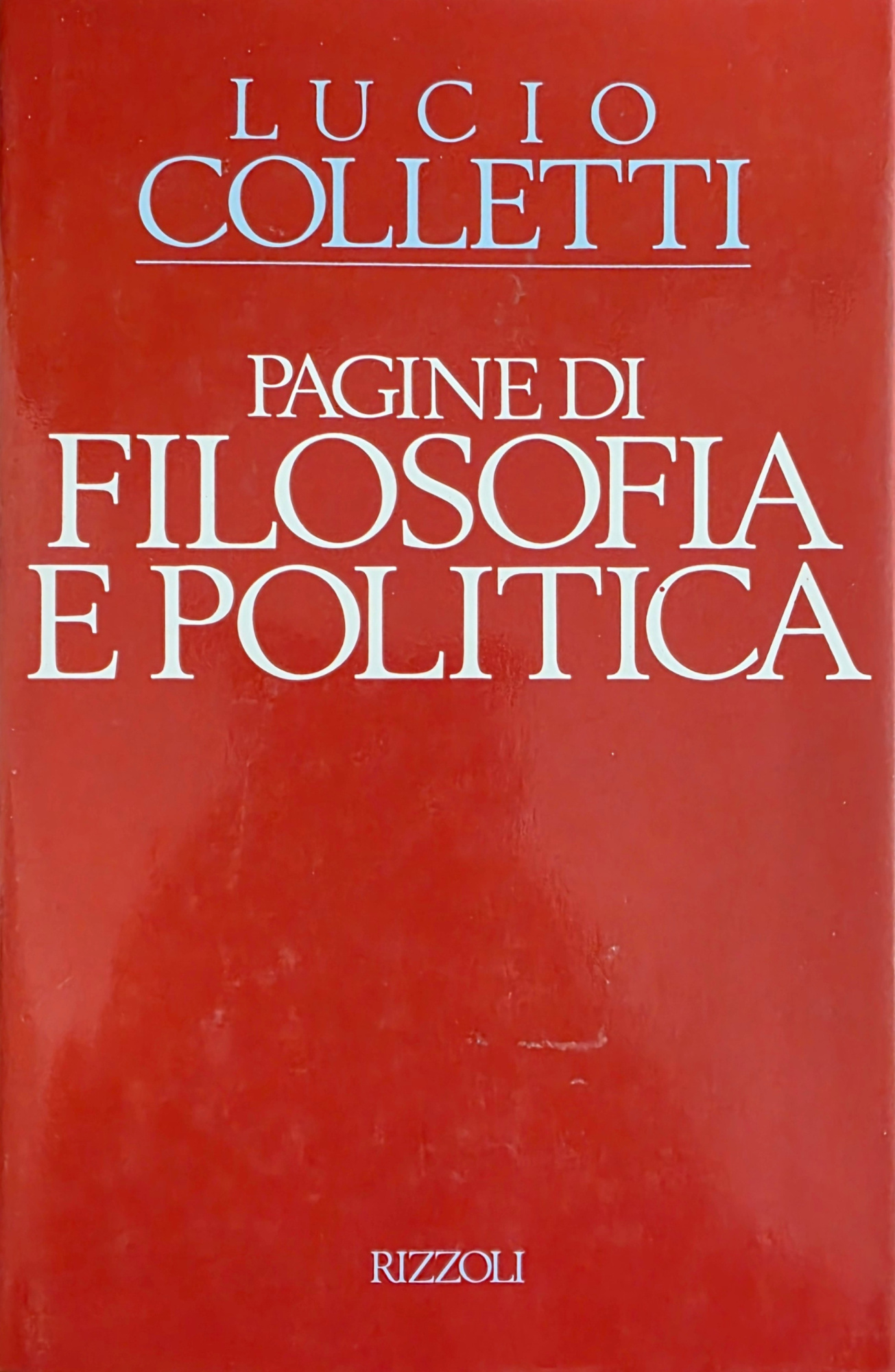 PAGINE DI FILOSOFIA E POLITICA