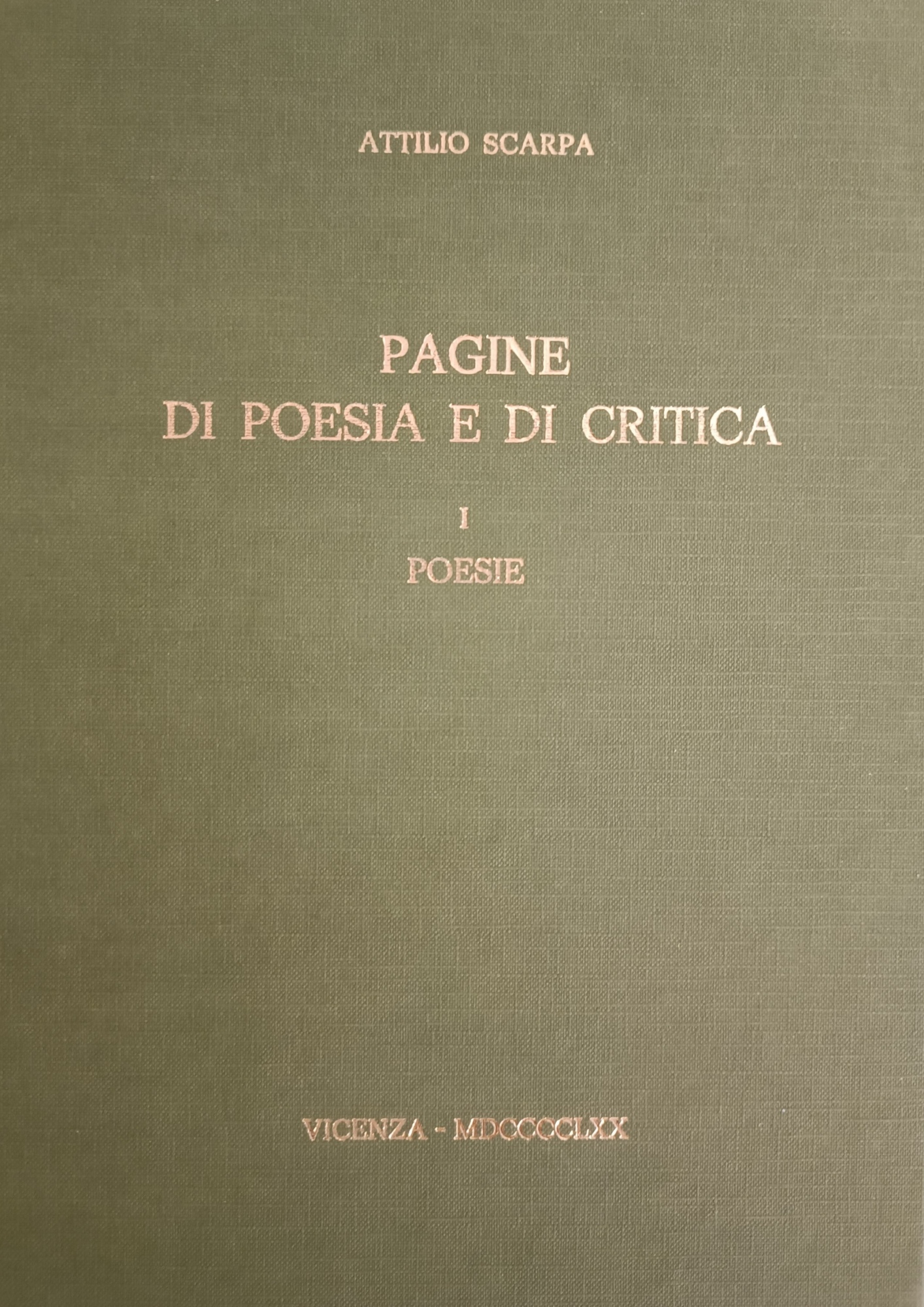 PAGINE DI POESIA E DI CRITICA