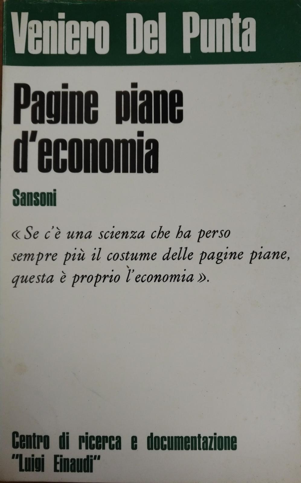 PAGINE PIANE D'ECONOMIA