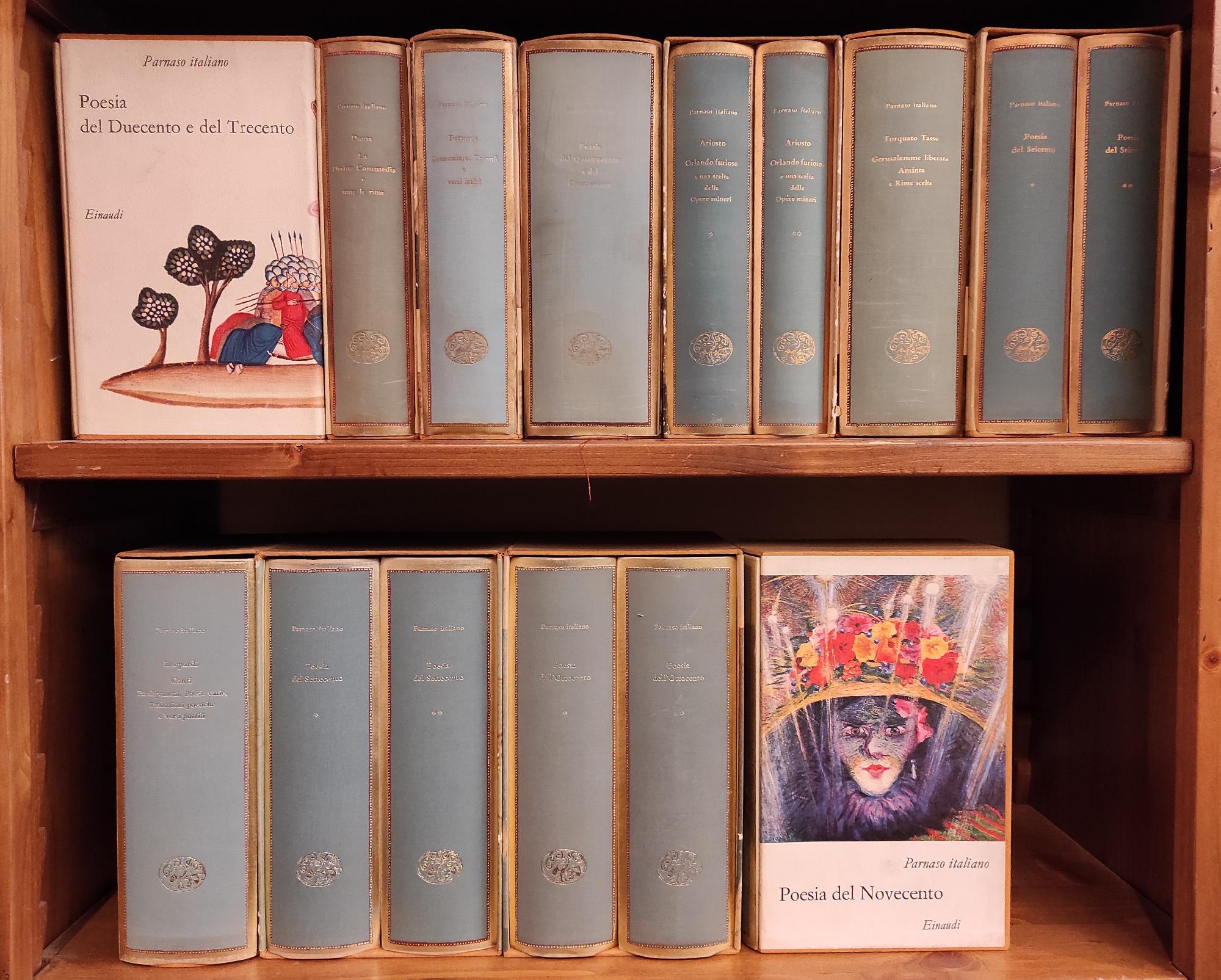 PARNASO ITALIANO. CRESTOMAZIA DELLA POESIA ITALIANA DALLE ORIGINI AL NOVECENTO