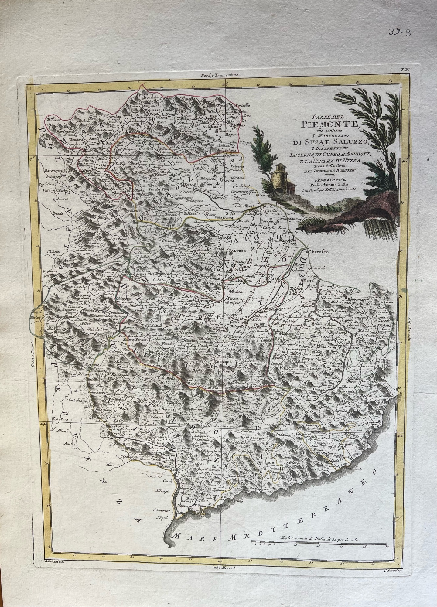 PARTE DEL PIEMONTE, CHE CONTIENE I MARCHESATI DI SUSA, E …