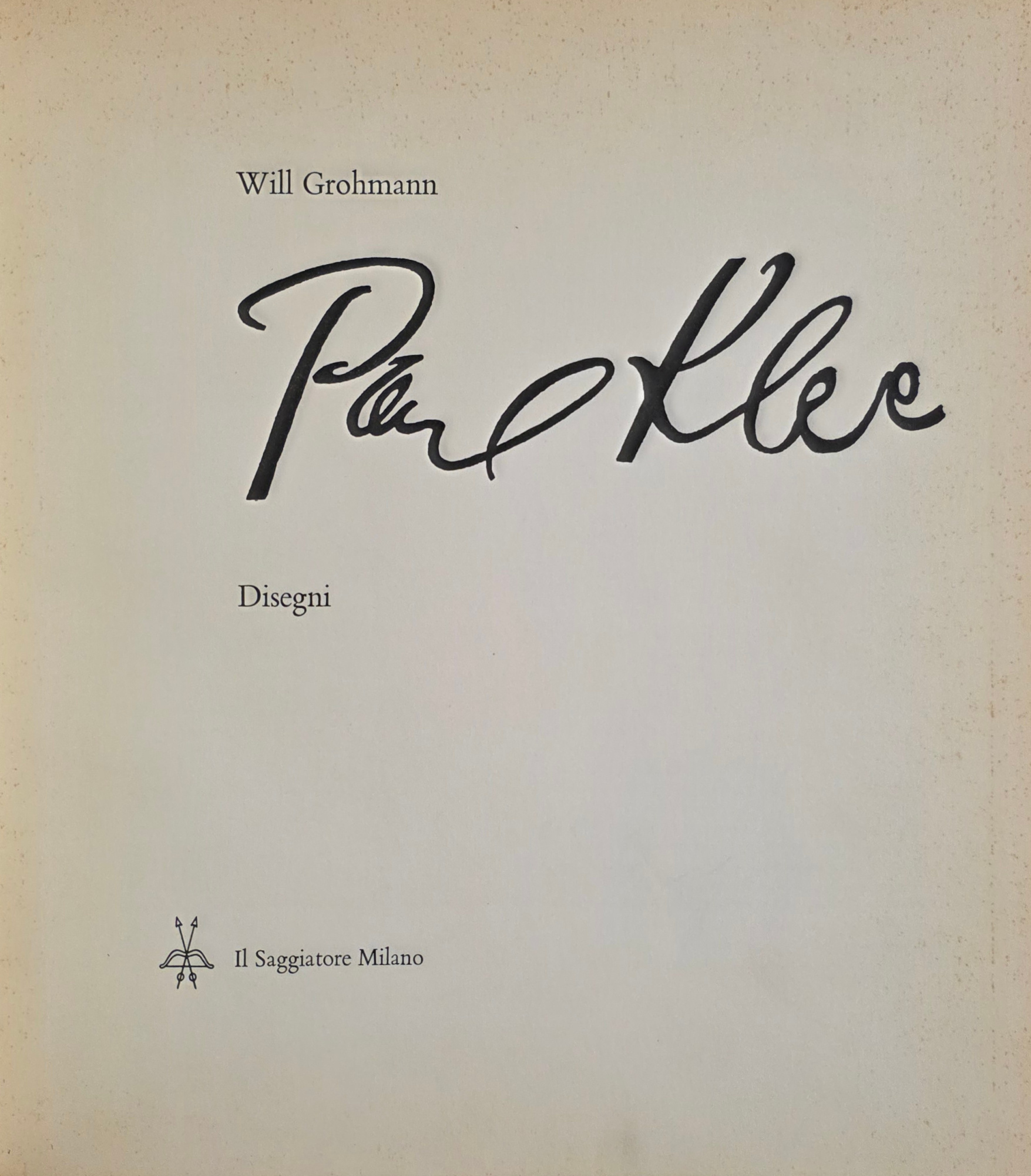 PAUL KLEE. DISEGNI