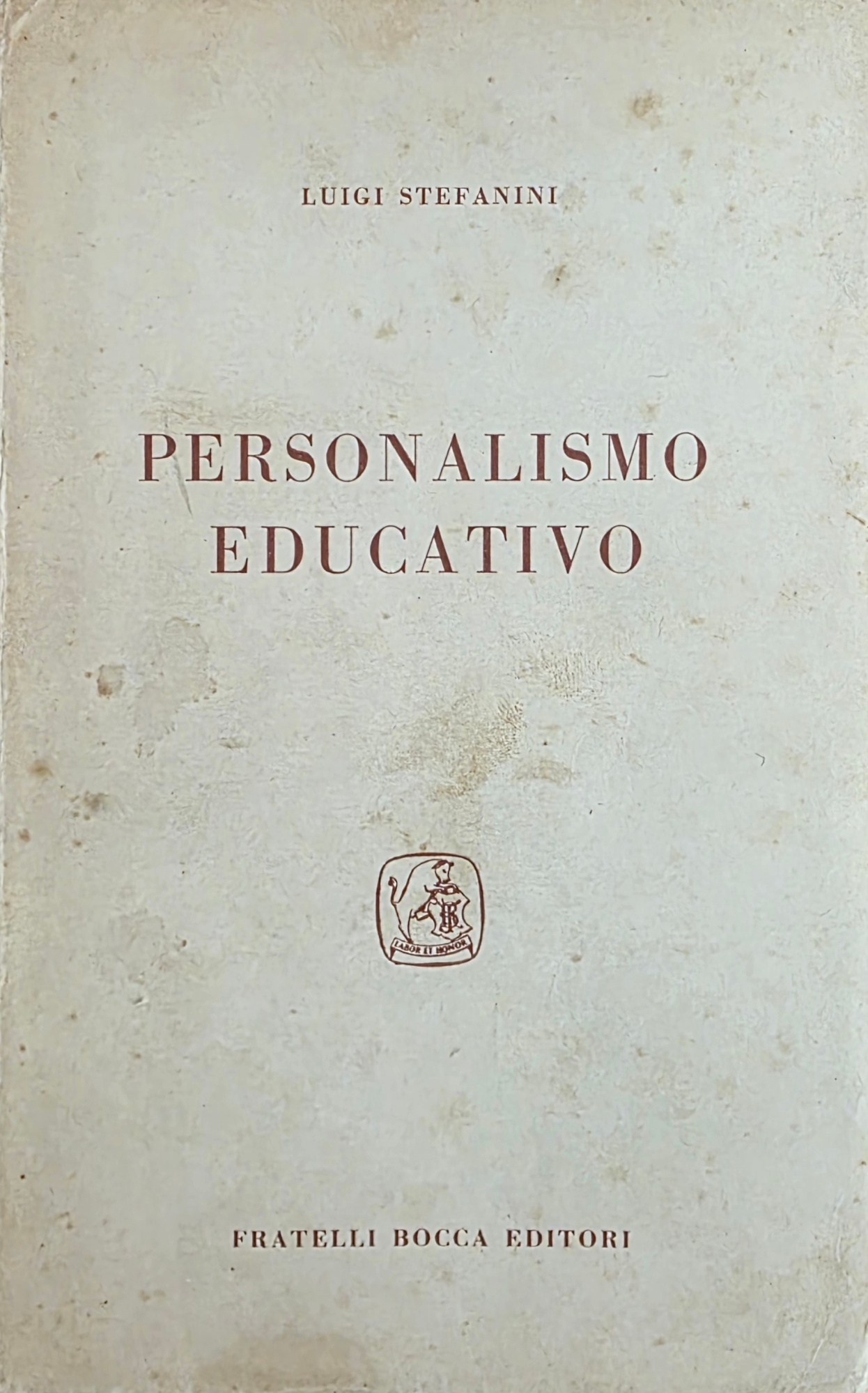 PERSONALISMO EDUCATIVO