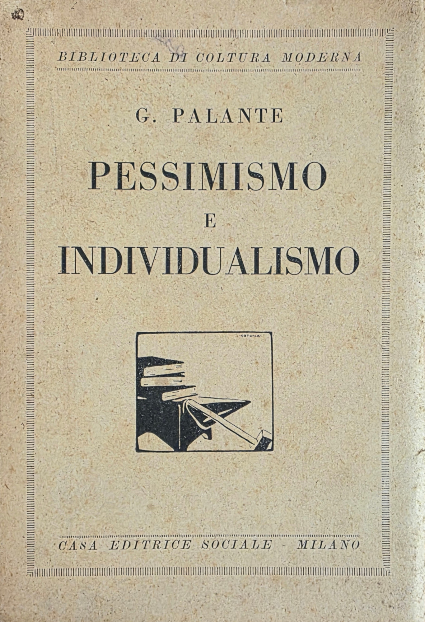 PESSIMISMO E INDIVIDUALISMO