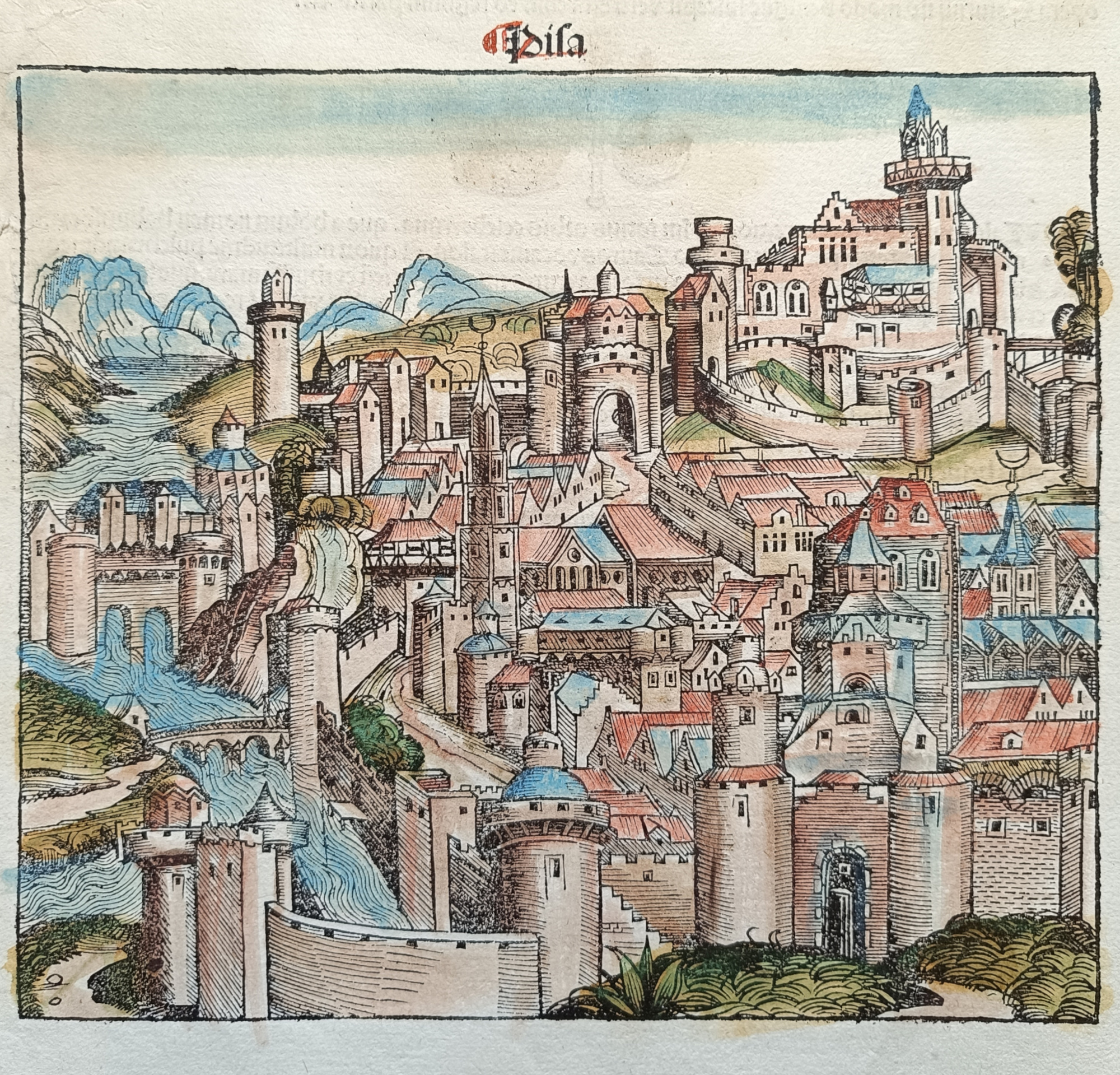 PISA. VEDUTA DI CITTÀ
