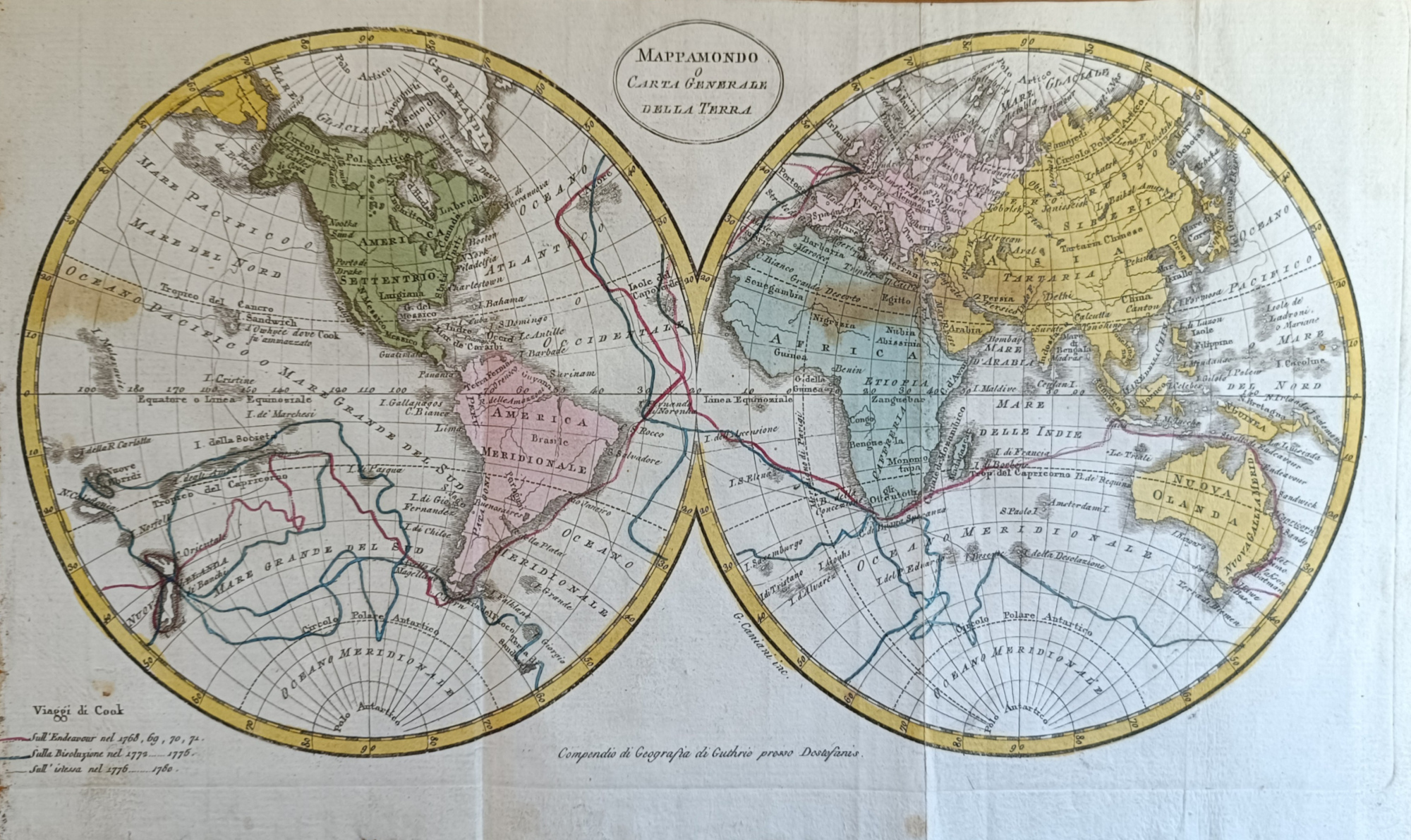 PLANISFERO E CONTINENTI