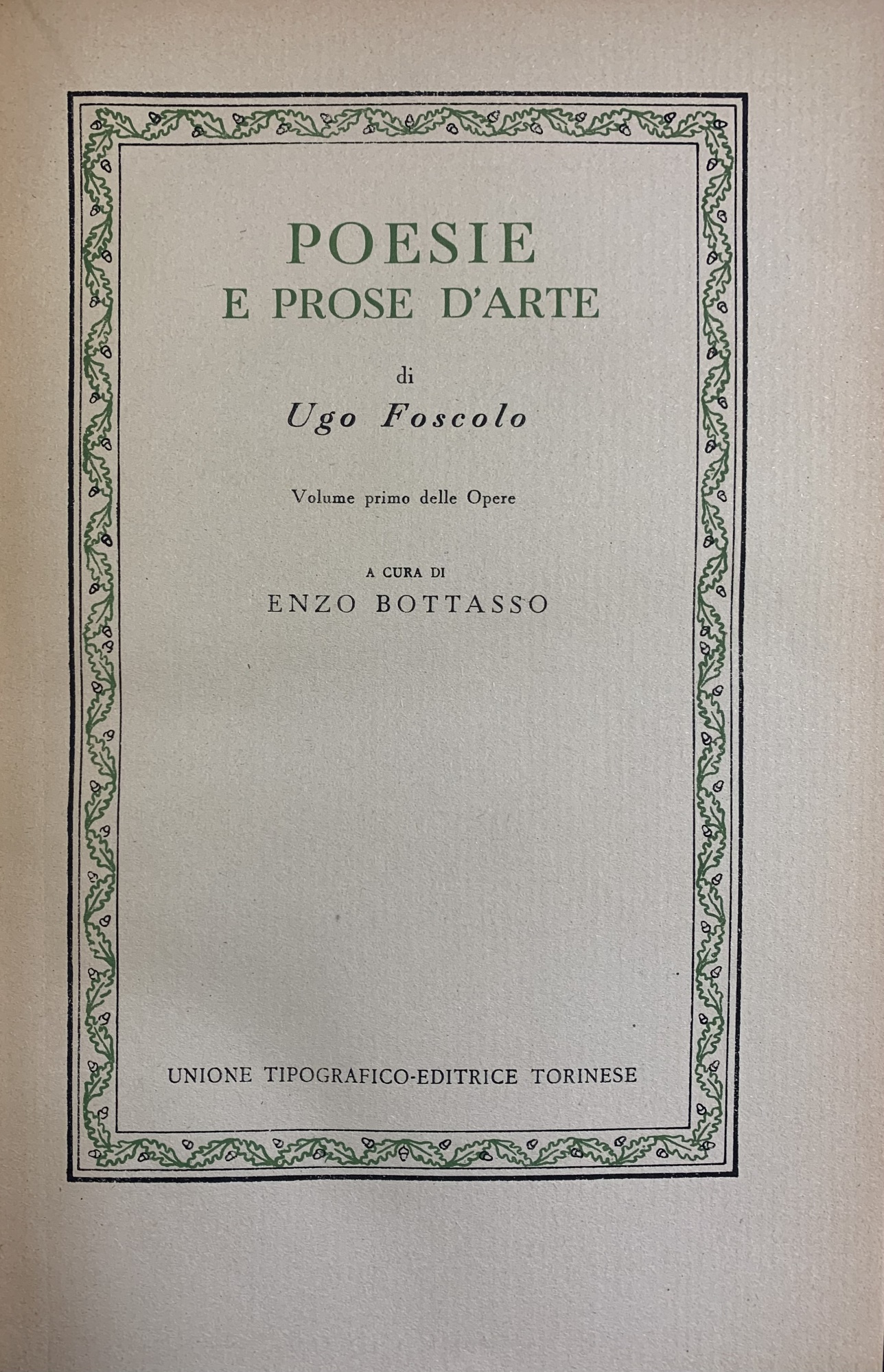 POESIE E PROSE D'ARTE