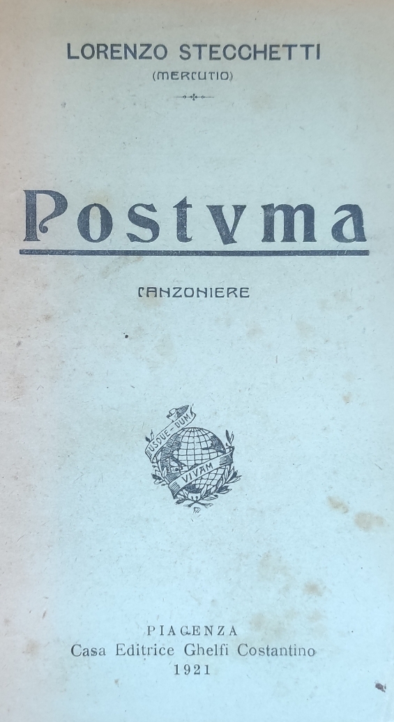 POSTUMA. CANZONIERE