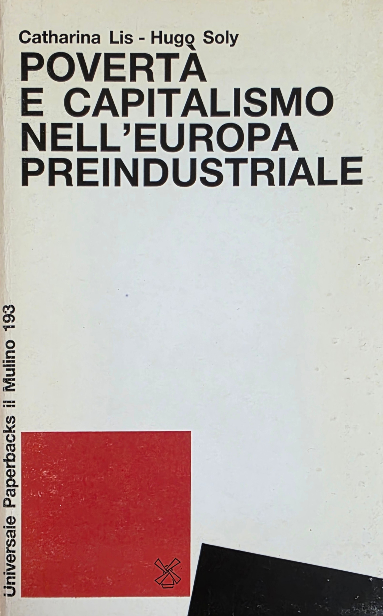 POVERTÀ E CAPITALISMO NELL' EUROPA PREINDUSTRIALE
