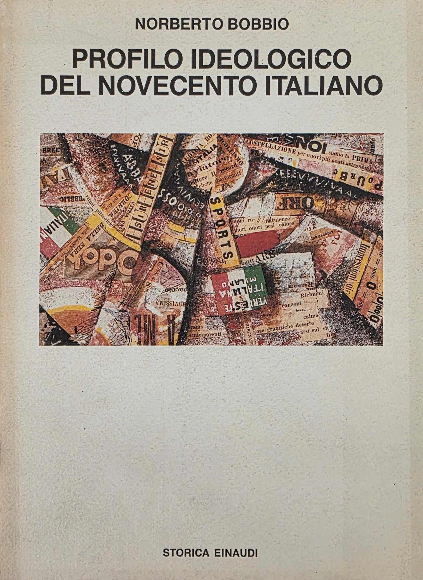 PROFILO IDEOLOGICO DEL NOVECENTO ITALIANO