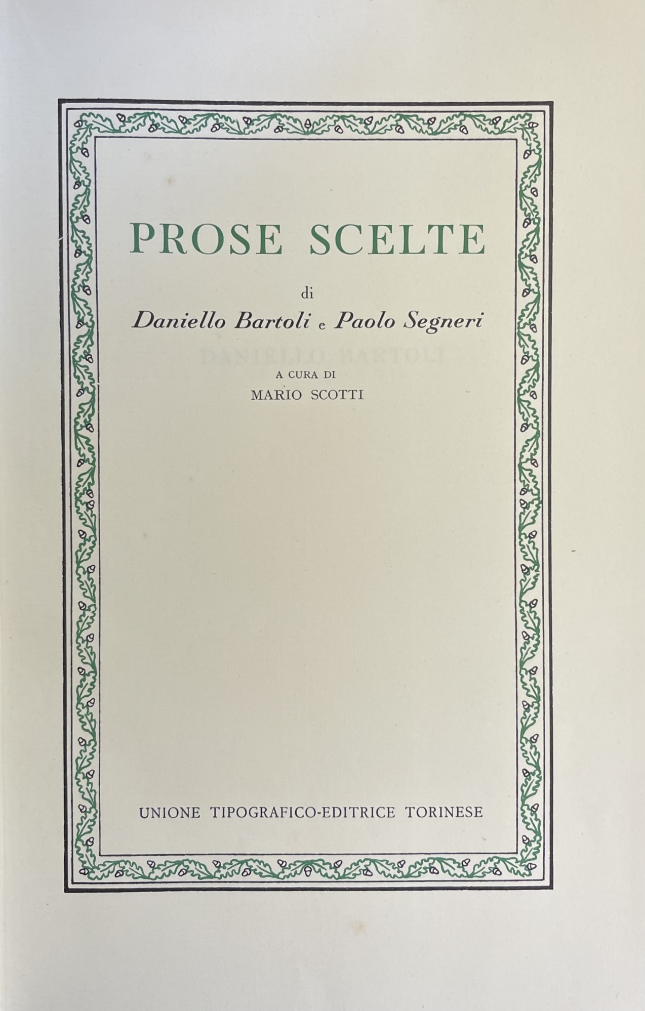 PROSE SCELTE