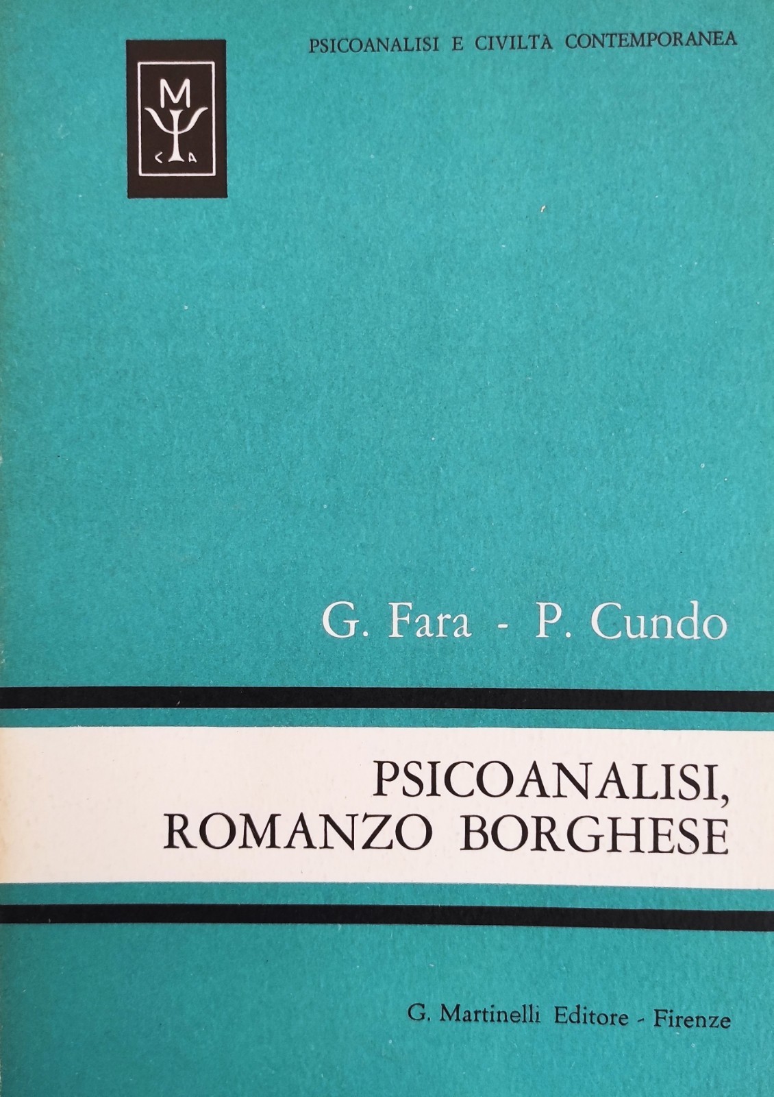 PSICOANALISI, ROMANZO BORGHESE