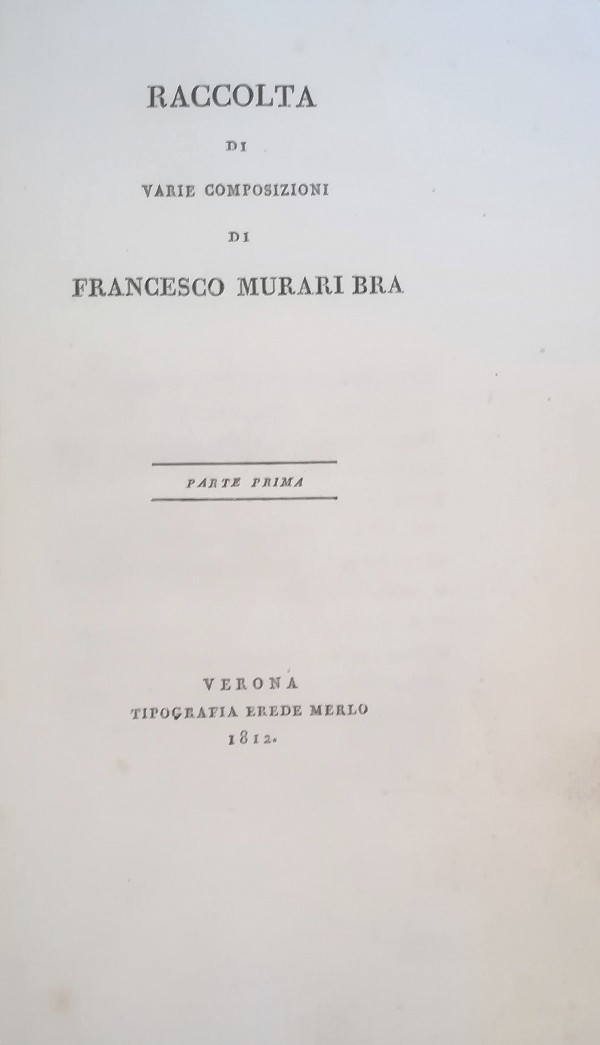 RACCOLTA DI VARIE COMPOSIZIONI