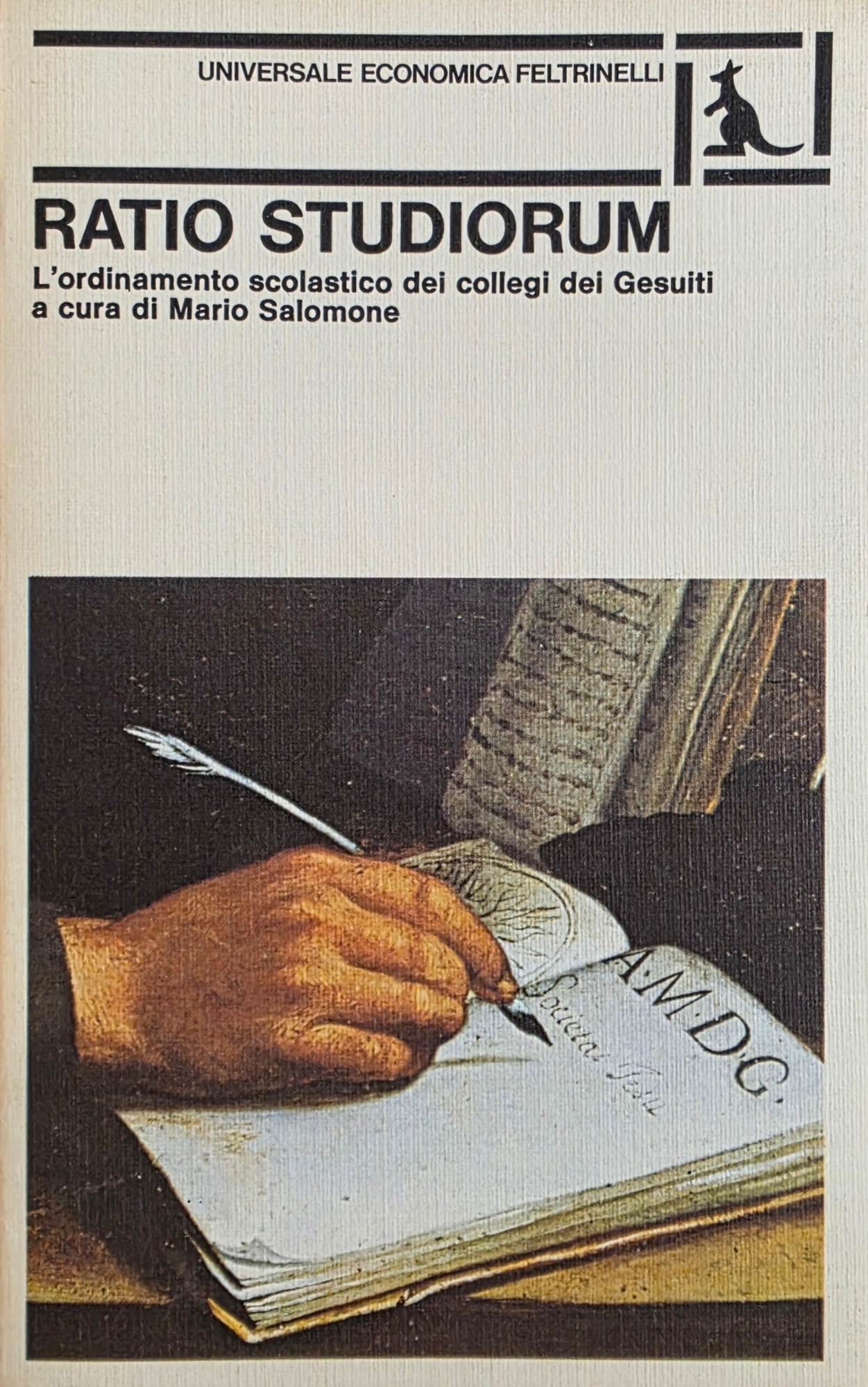 RATIO STUDIORUM. L' ORDINAMENTO SCOLASTICO DEI COLLEGI DEI GESUITI