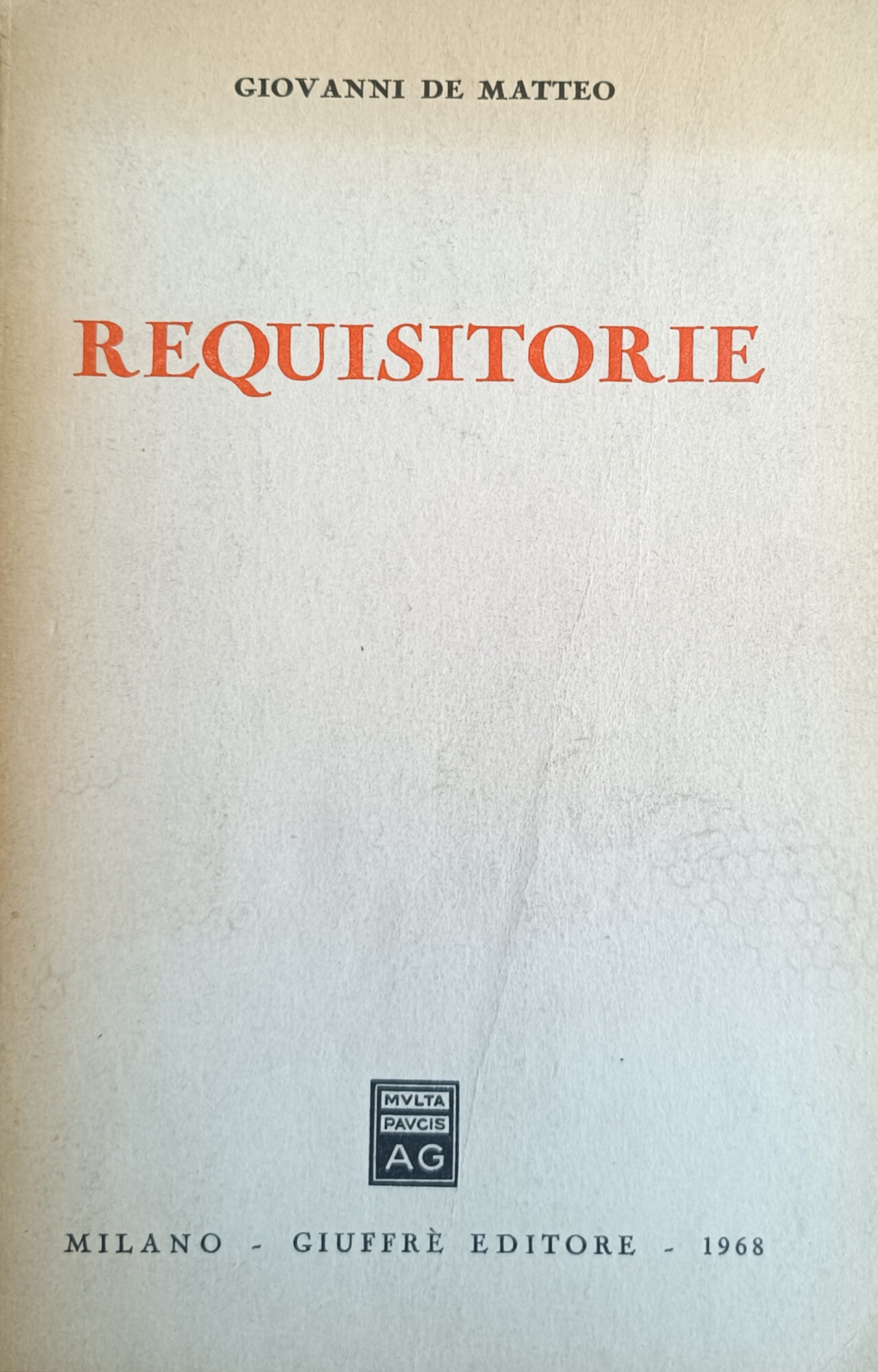 REQUISITORIE