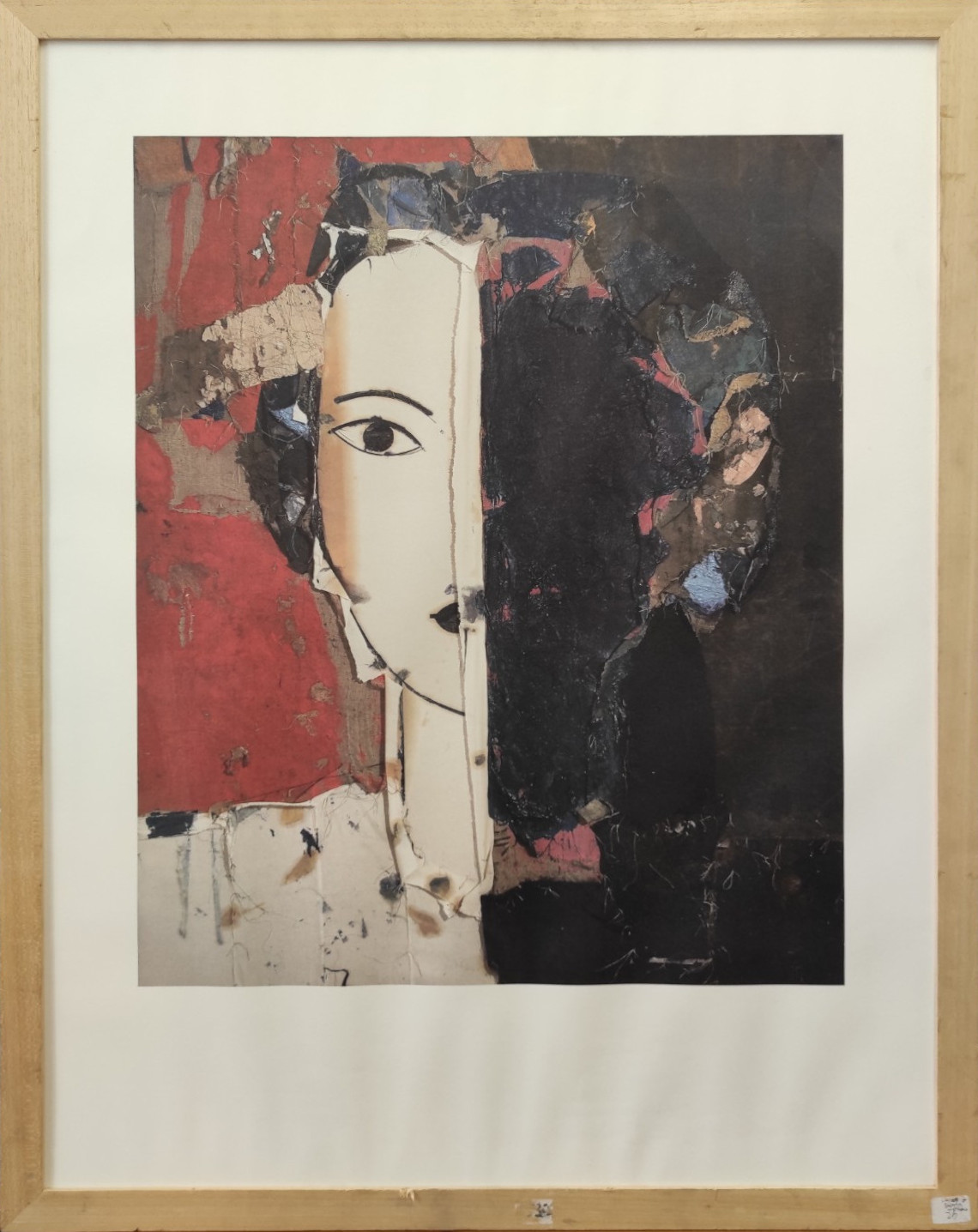 RETRATO CON MEDIO ROSTRO AZUL, 1999