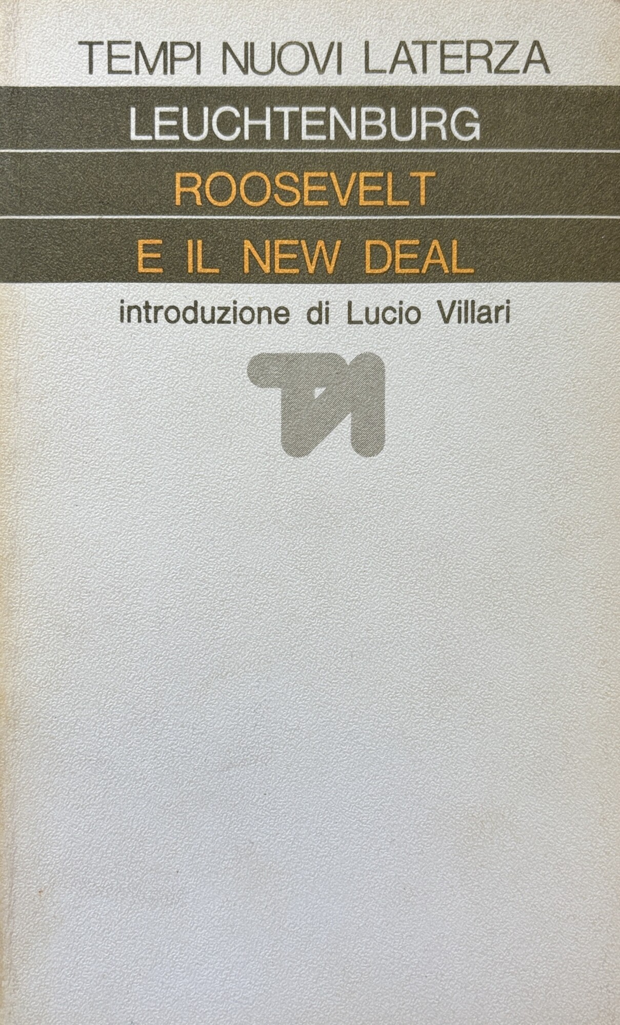 ROOSEVELT E IL NEW DEAL