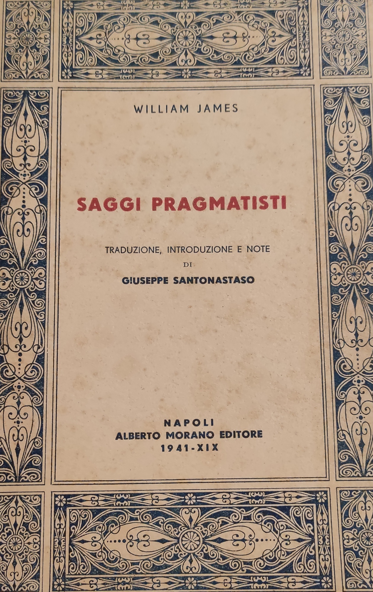 SAGGI PRAGMATISTI