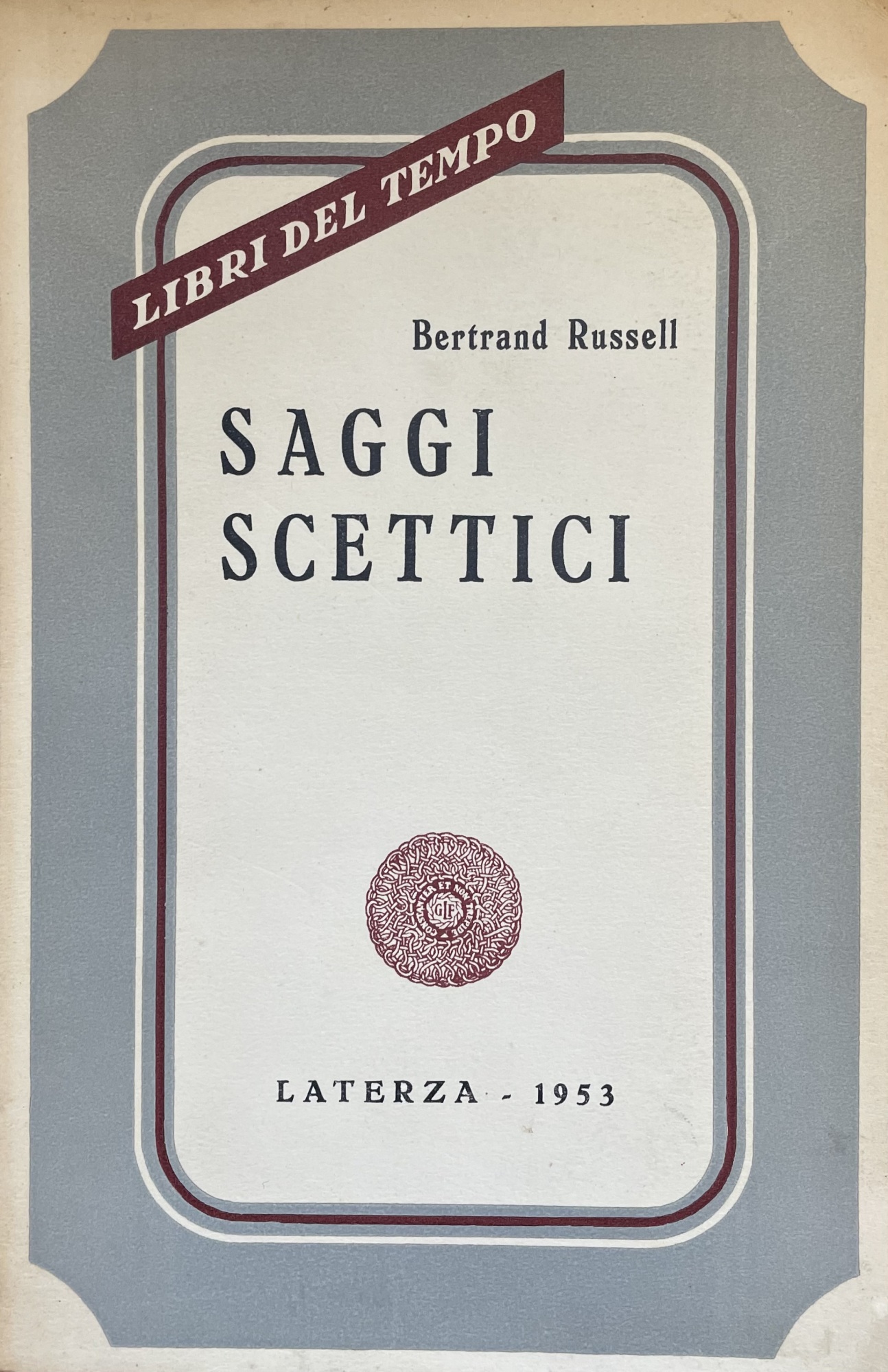 SAGGI SCETTICI