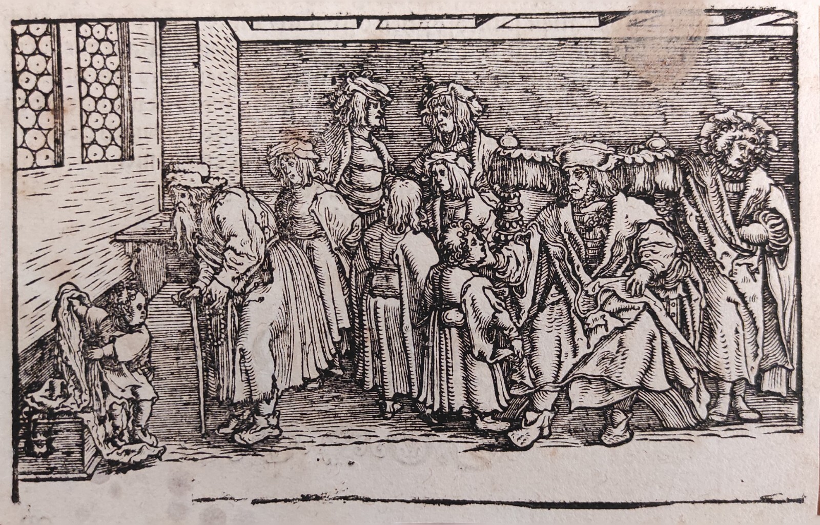 SCENA PER IL "DE REMEDIIS FORTUNAE" DI PETRARCA