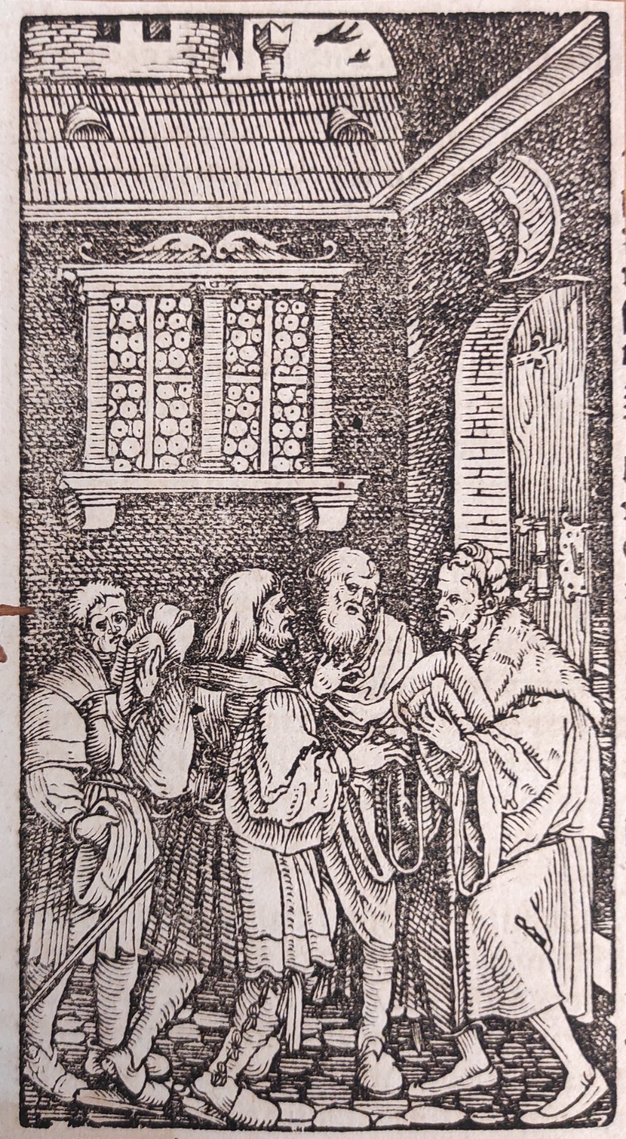 SCENA PER IL "DE REMEDIIS FORTUNAE" DI PETRARCA