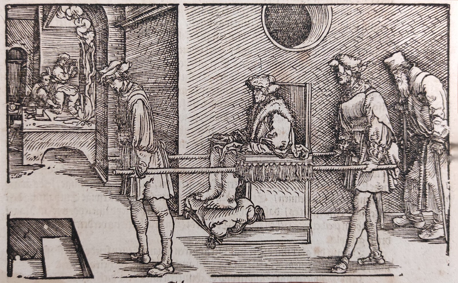 SCENA PER IL "DE REMEDIIS FORTUNAE" DI PETRARCA