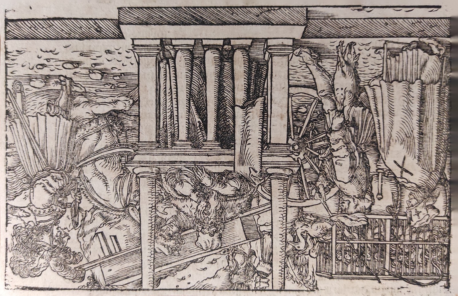 SCENA PER IL "DE REMEDIIS FORTUNAE" DI PETRARCA