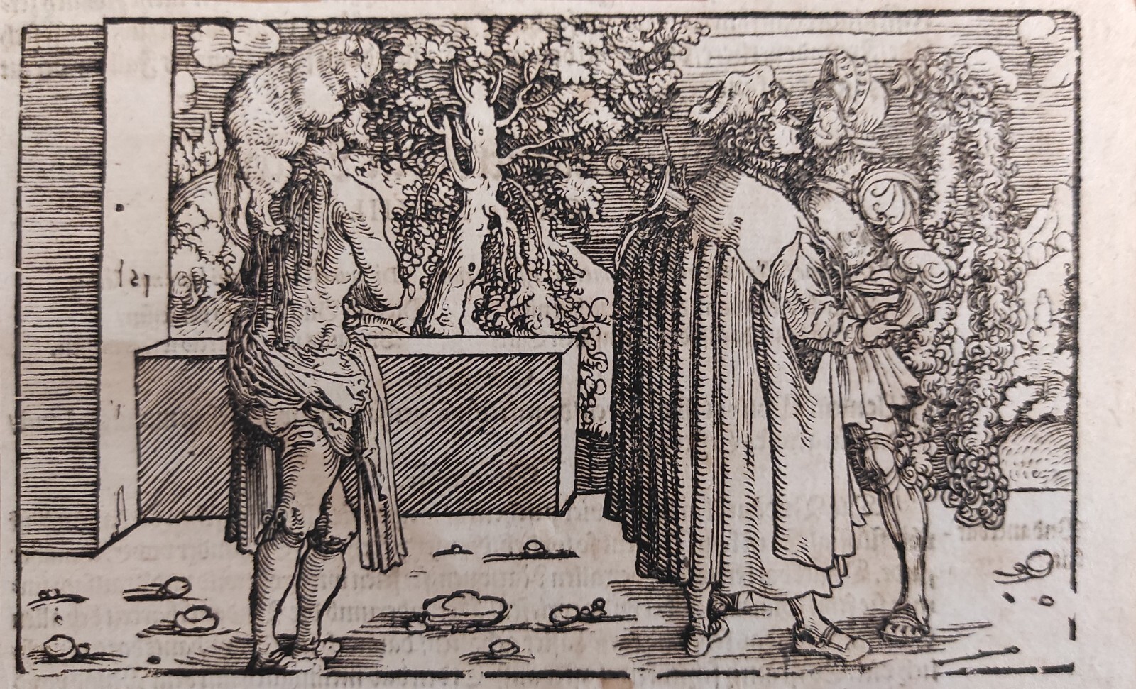 SCENA PER IL "DE REMEDIIS FORTUNAE" DI PETRARCA